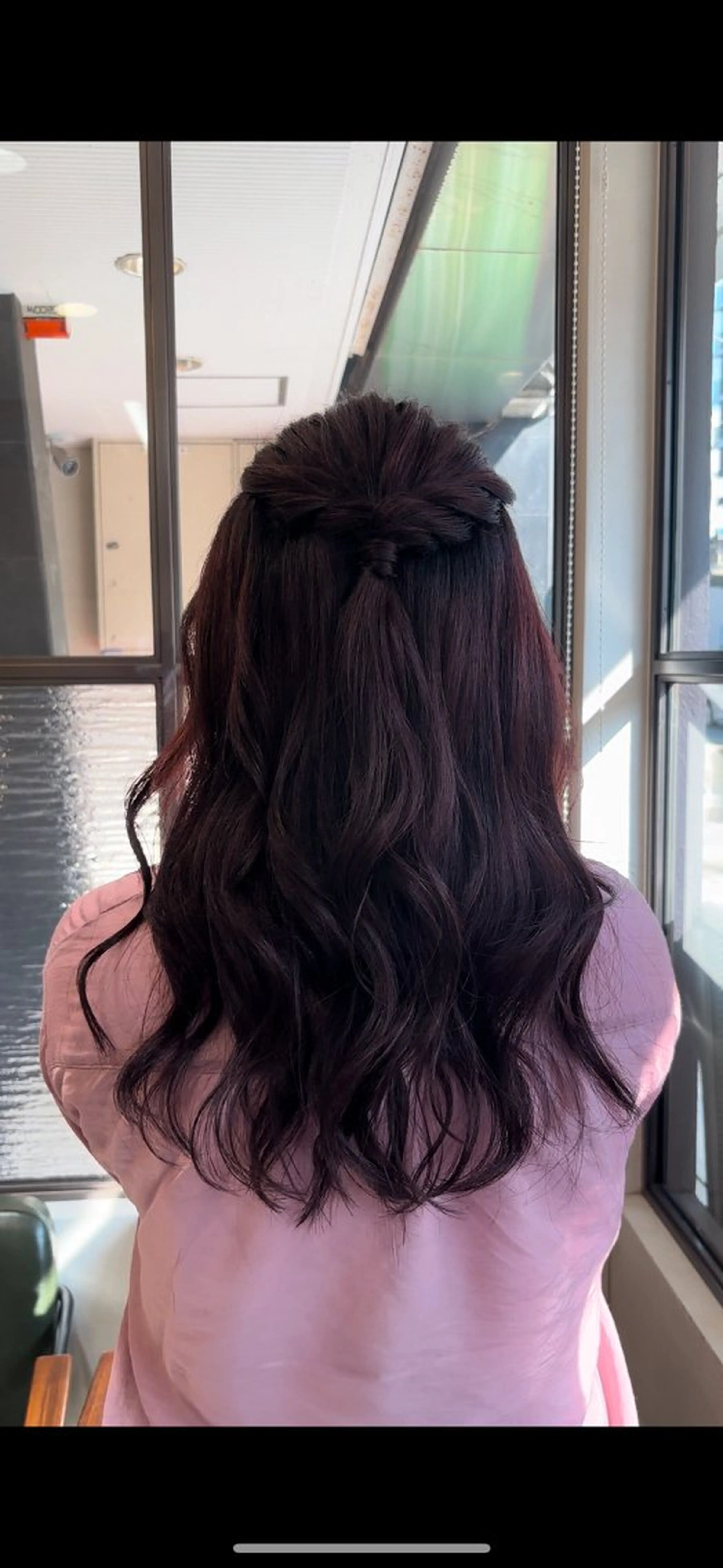 カラー ブリーチ ブリーチなしカラー ピンクカラー レッドカラー mai/ merry  寺田町のヘアスタイル