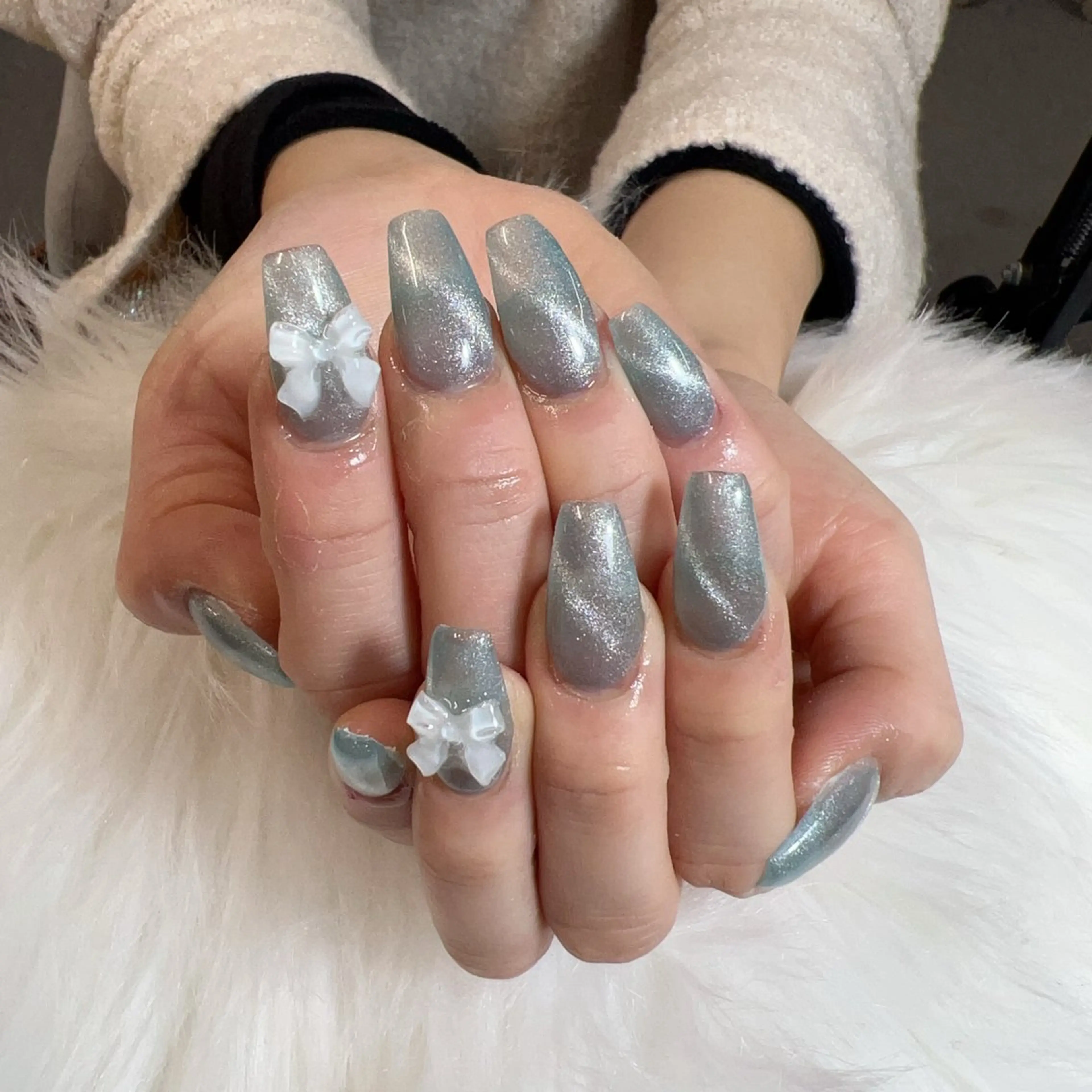 ネイル ハンドネイル 🎀nana🫧 ワンホンネイル🎀のネイルデザイン