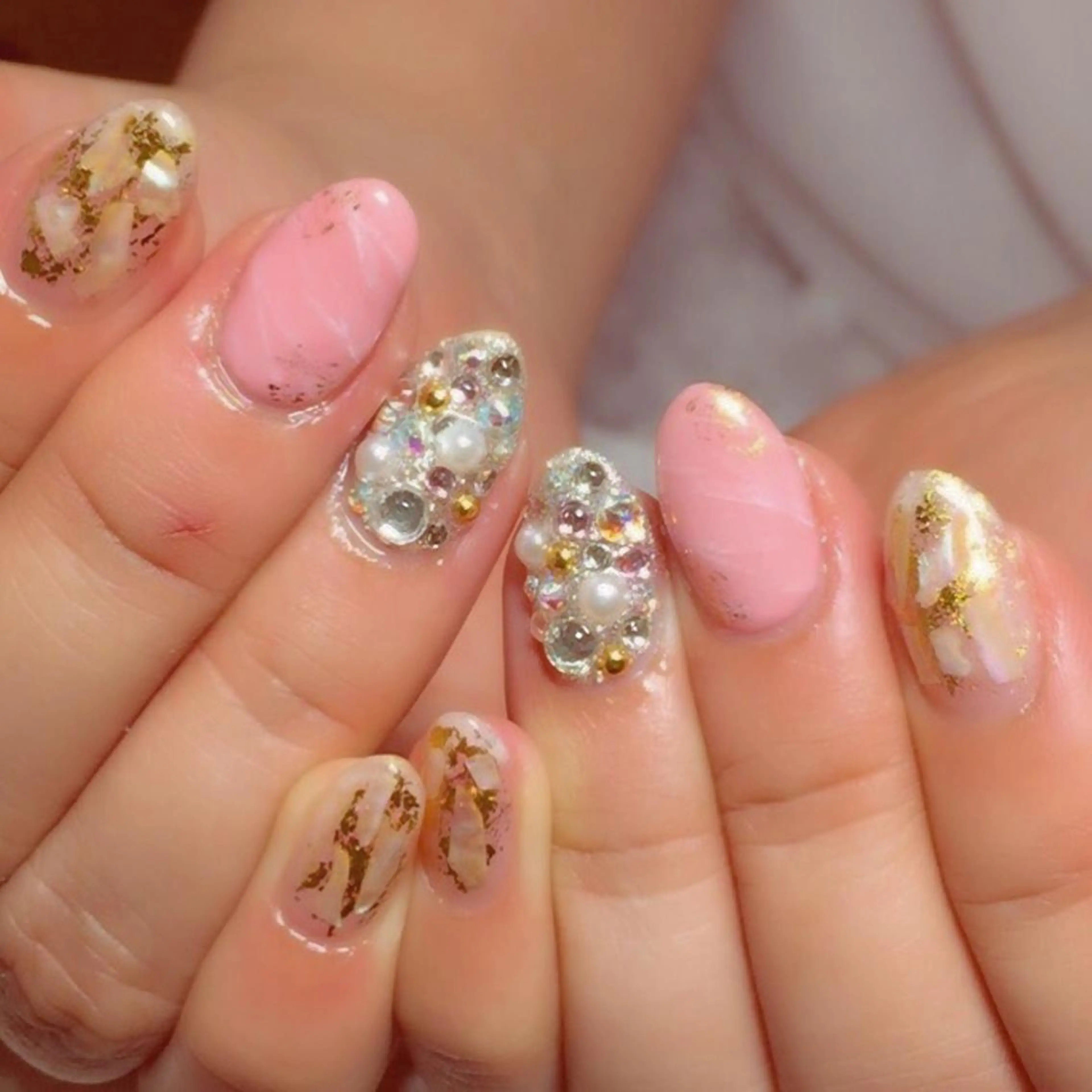 ミディアム ネイル Shan Nailのネイルデザイン