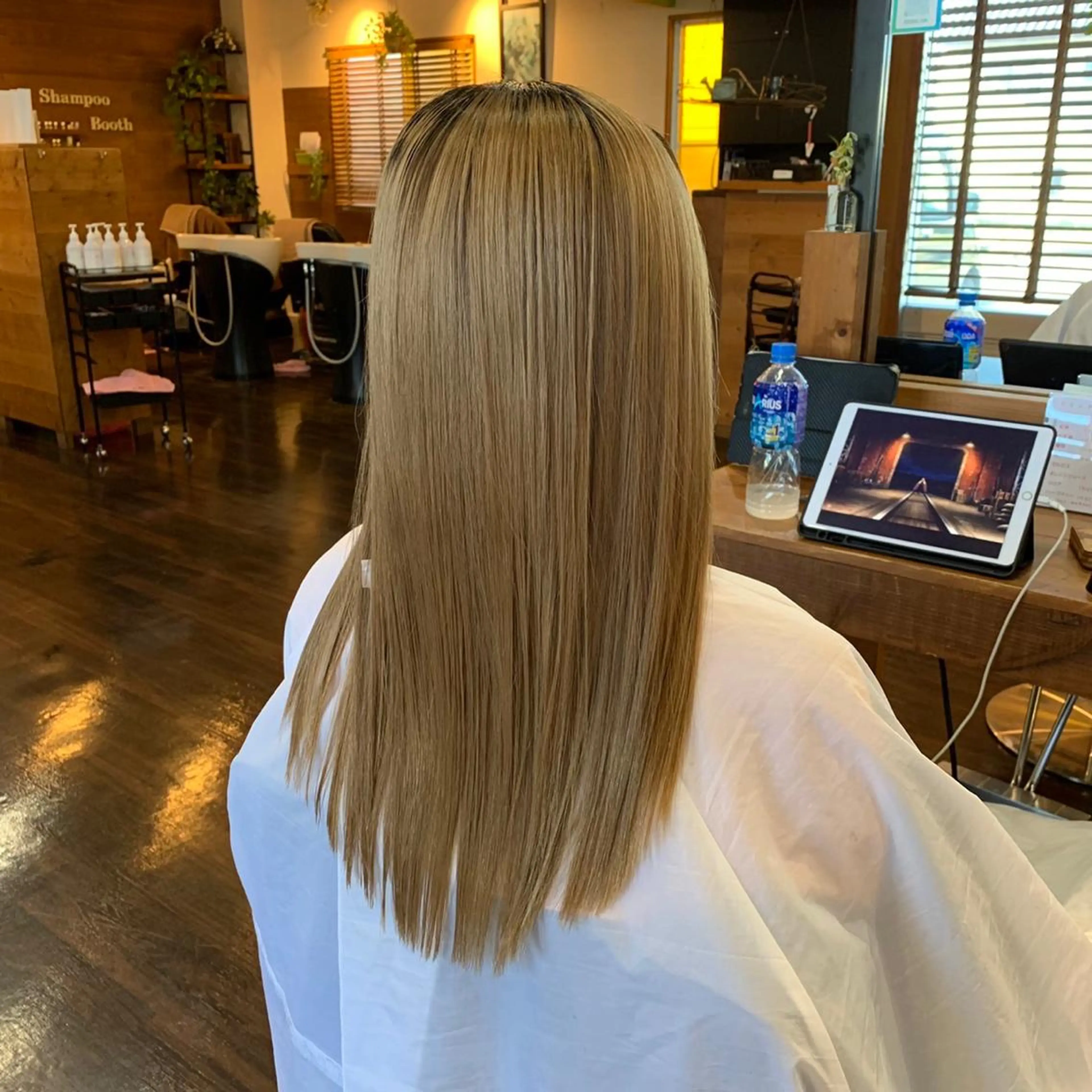 ロング カット 縮毛矯正 oshare tom (スタイリスト)所属・人気🌻《髪質改善》 平井 綾乃のヘアスタイル