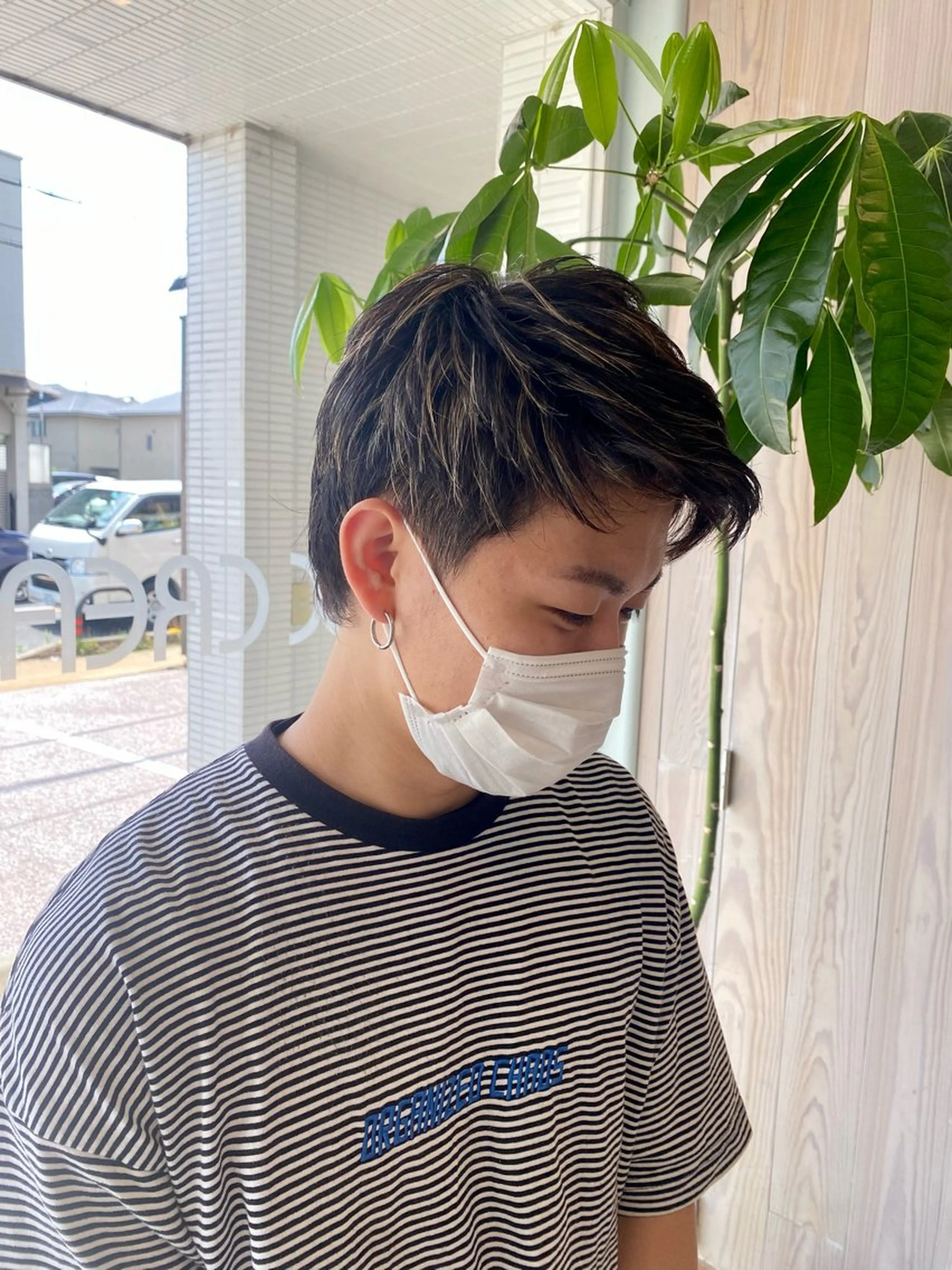 カラー メンズ メンズハイライト ハイライトカラー OXCREATION /ユウキのヘアスタイル