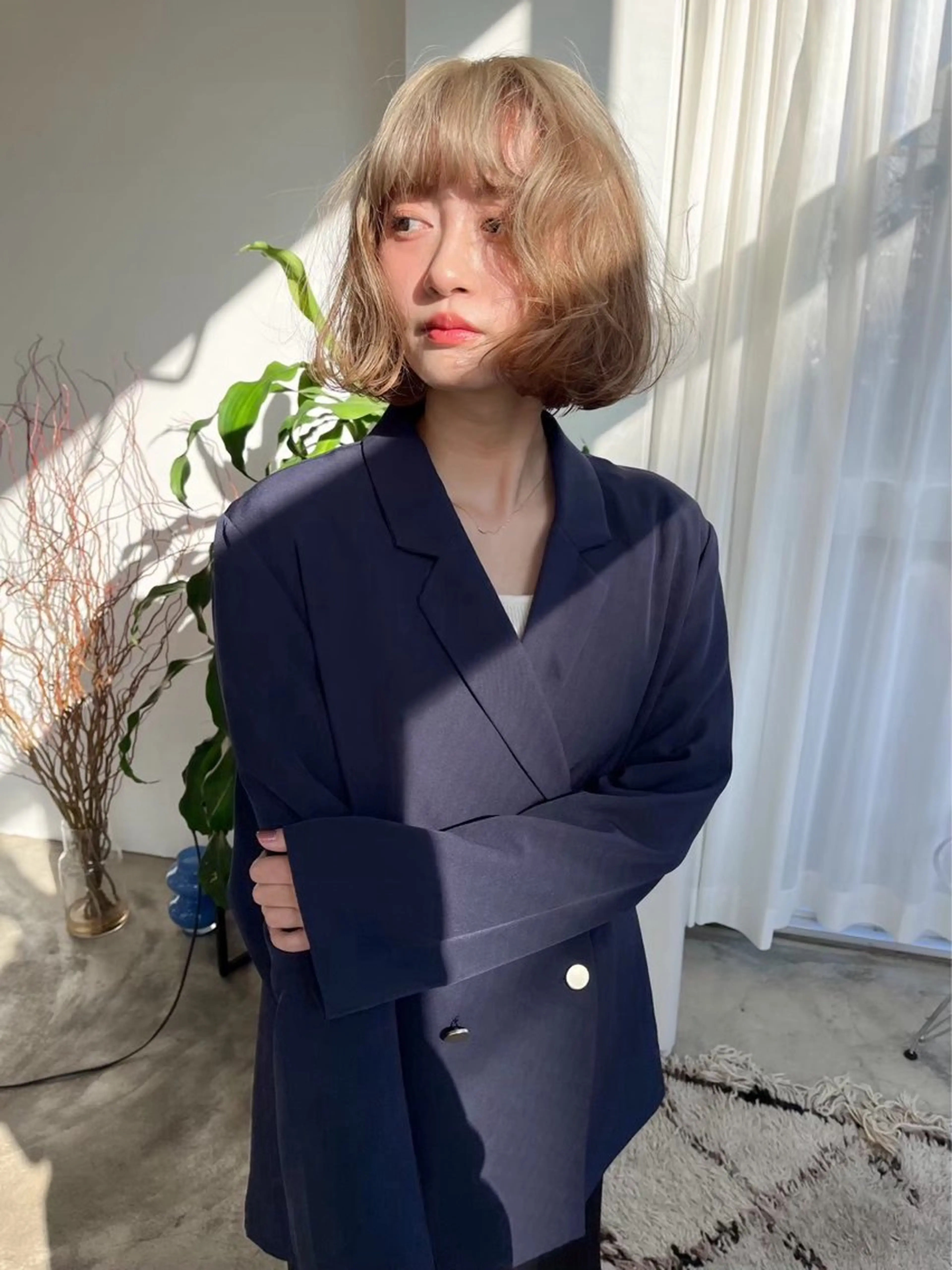 ショート カラー ヘアカラー ness ネスのヘアスタイル