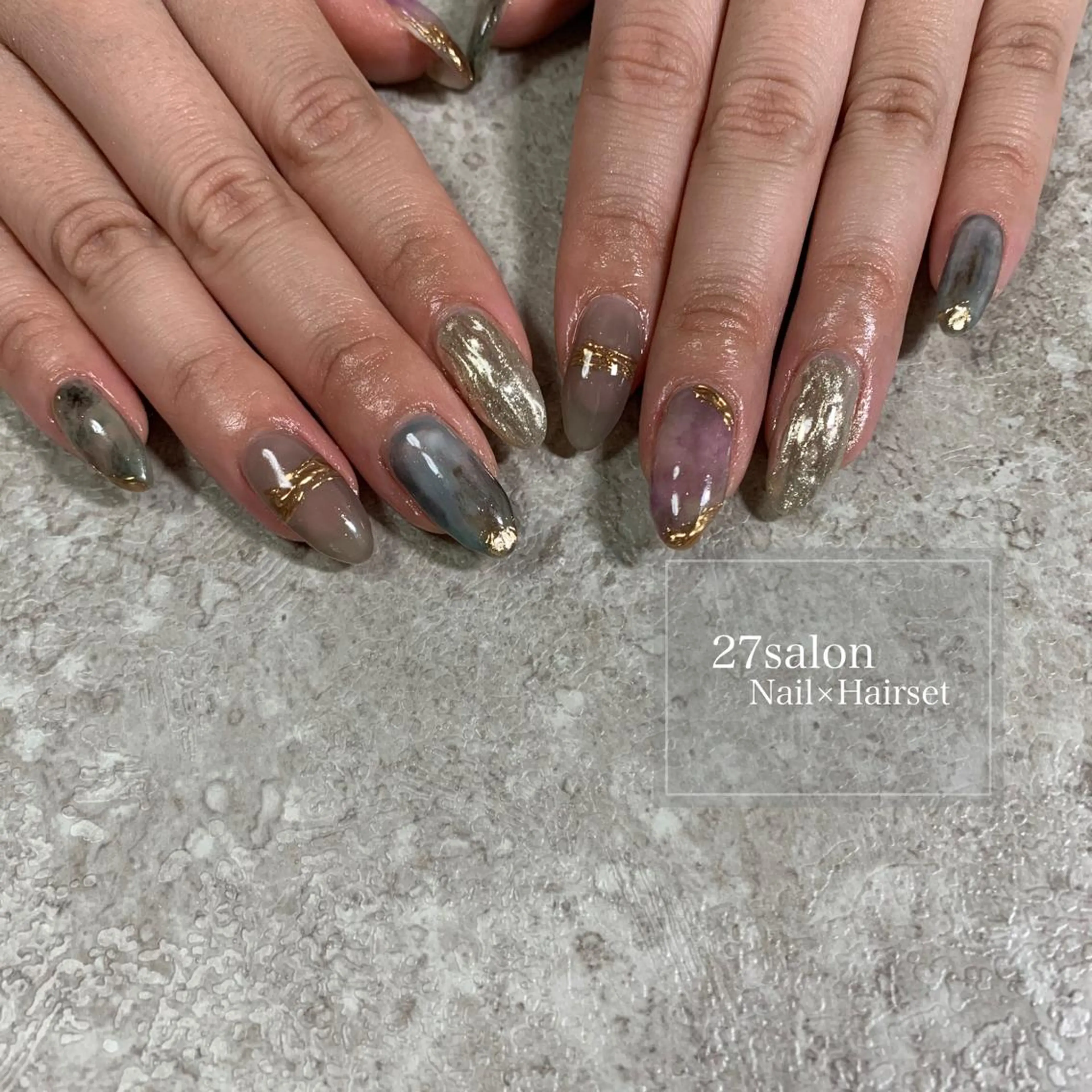 ネイル ニュアンスネイル 27salon yuinaのネイルデザイン