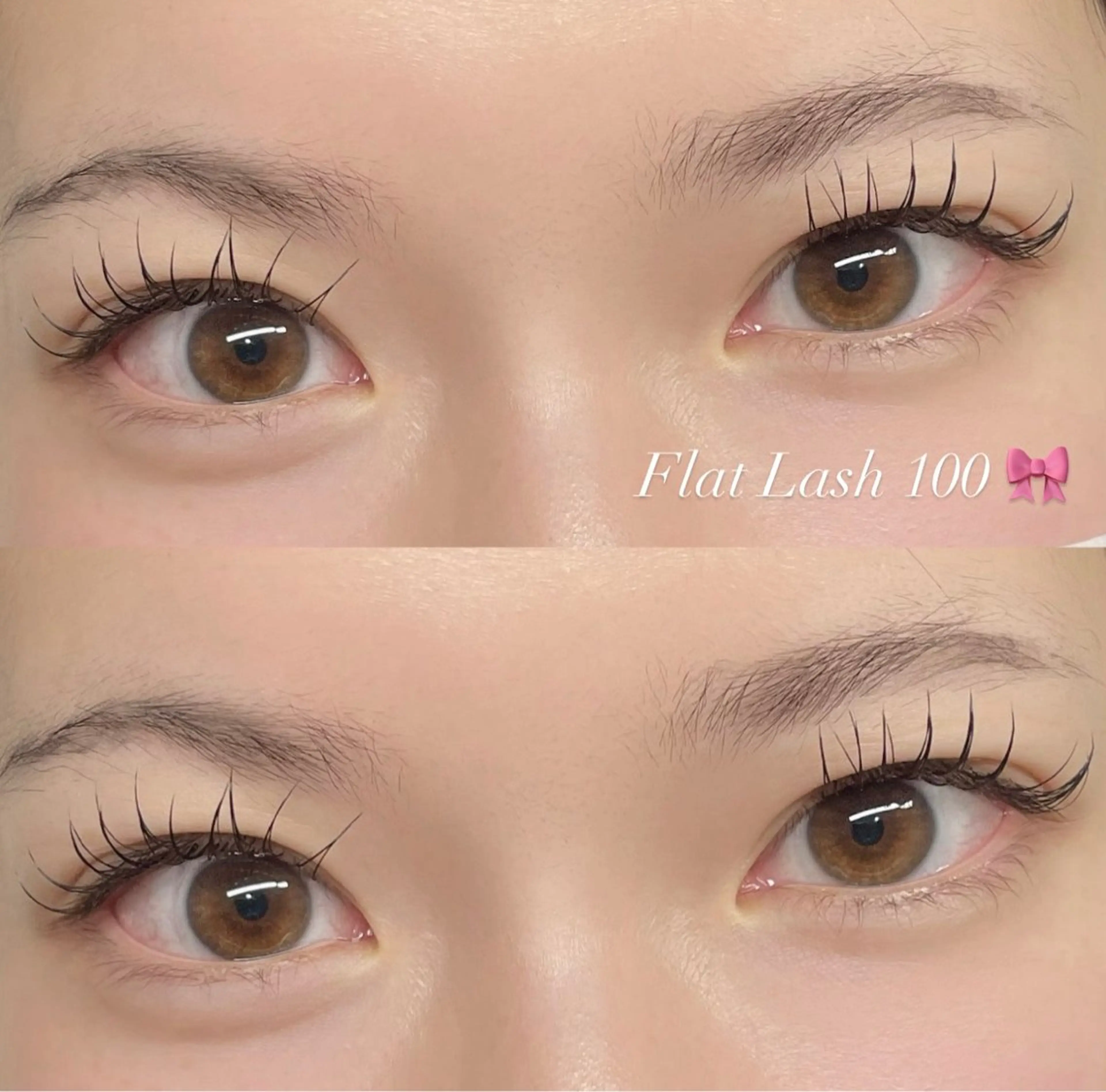 マツエク フラットラッシュ80​〜​100本 (必ず詳細お読み下さい)の写真