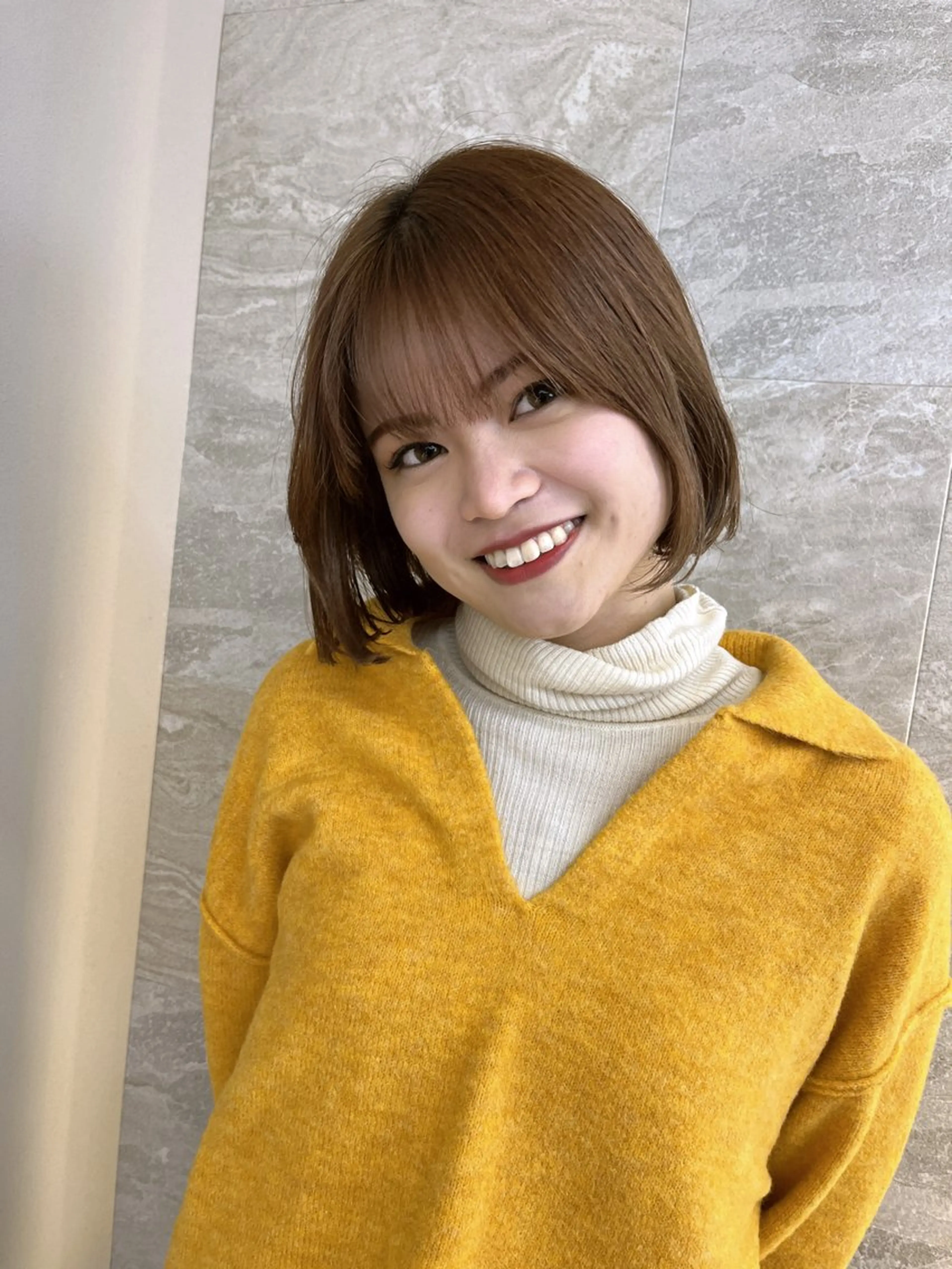 ショート カラー 池袋/似合わせ/縮毛 髪質改善【ugen】のヘアスタイル