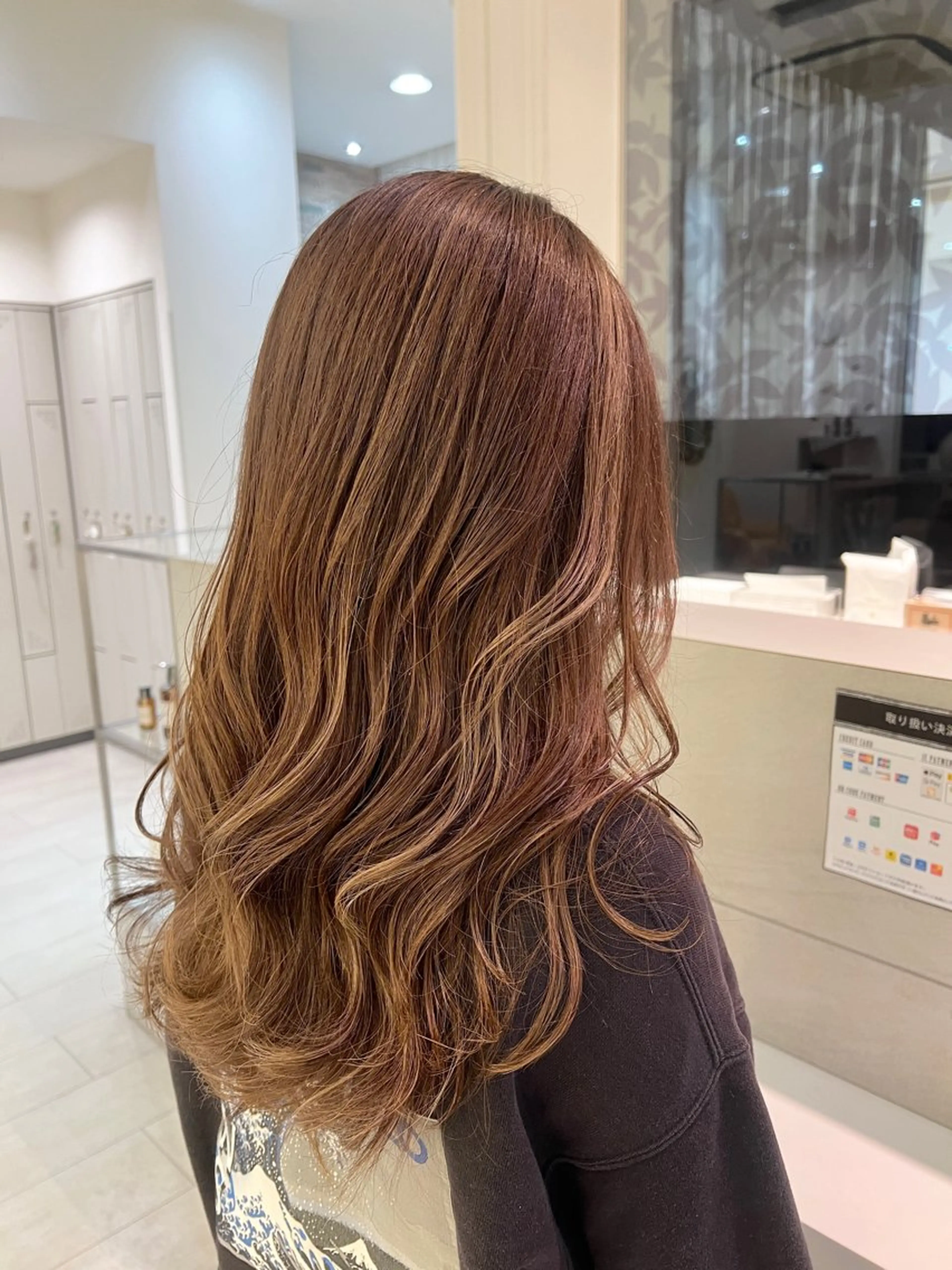 ロング くせ毛 髪質改善 縮毛矯正 トリートメント ヘアカラー トリートメント 頓所 大昂のヘアスタイル