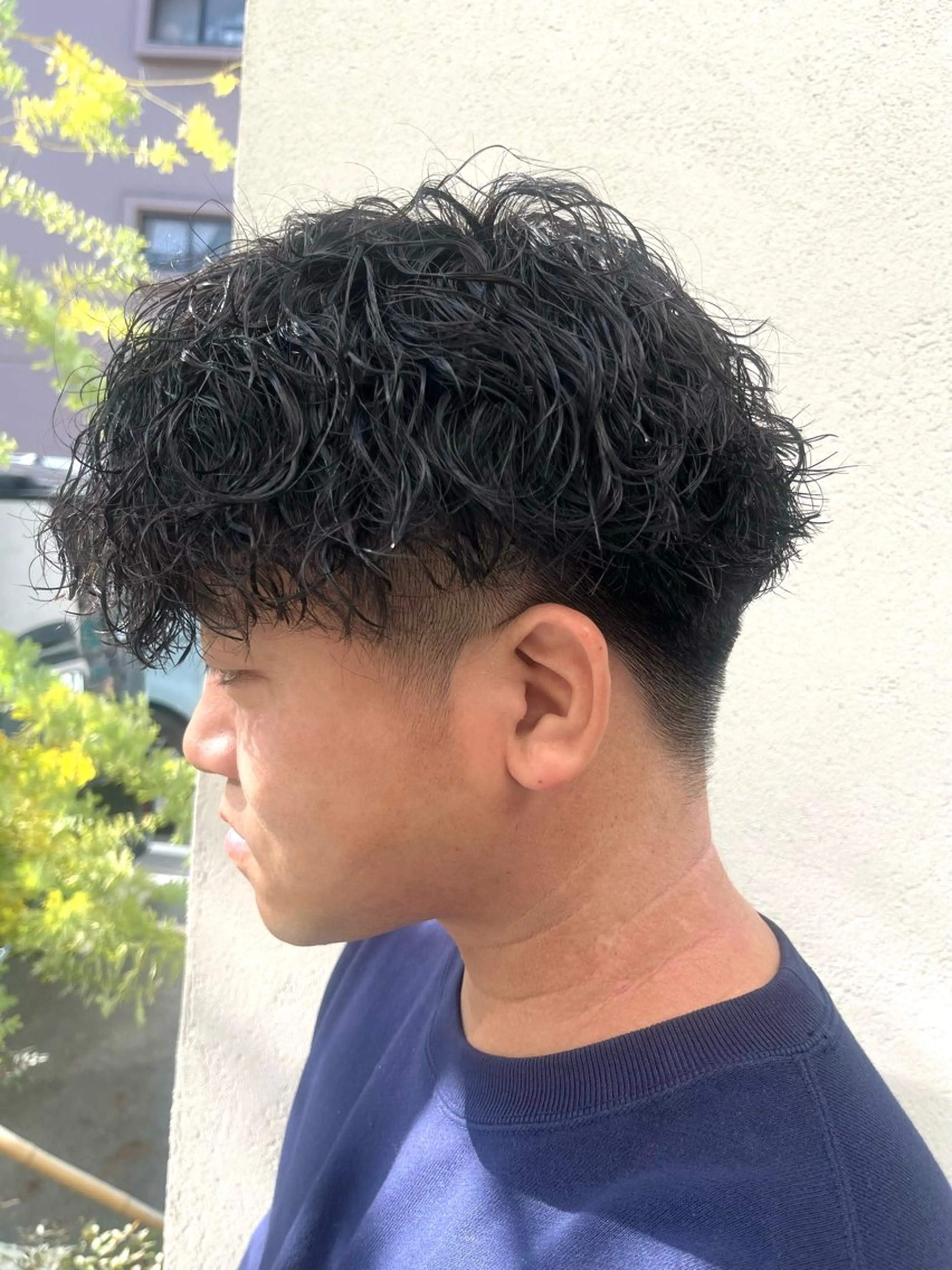 ショート パーマ メンズ マッシュ メンズパーマ メンズツイストパーマ 刈り上げ ツイストパーマ カット パーマ パーマ/縮毛矯正 揚村武斗のヘアスタイル