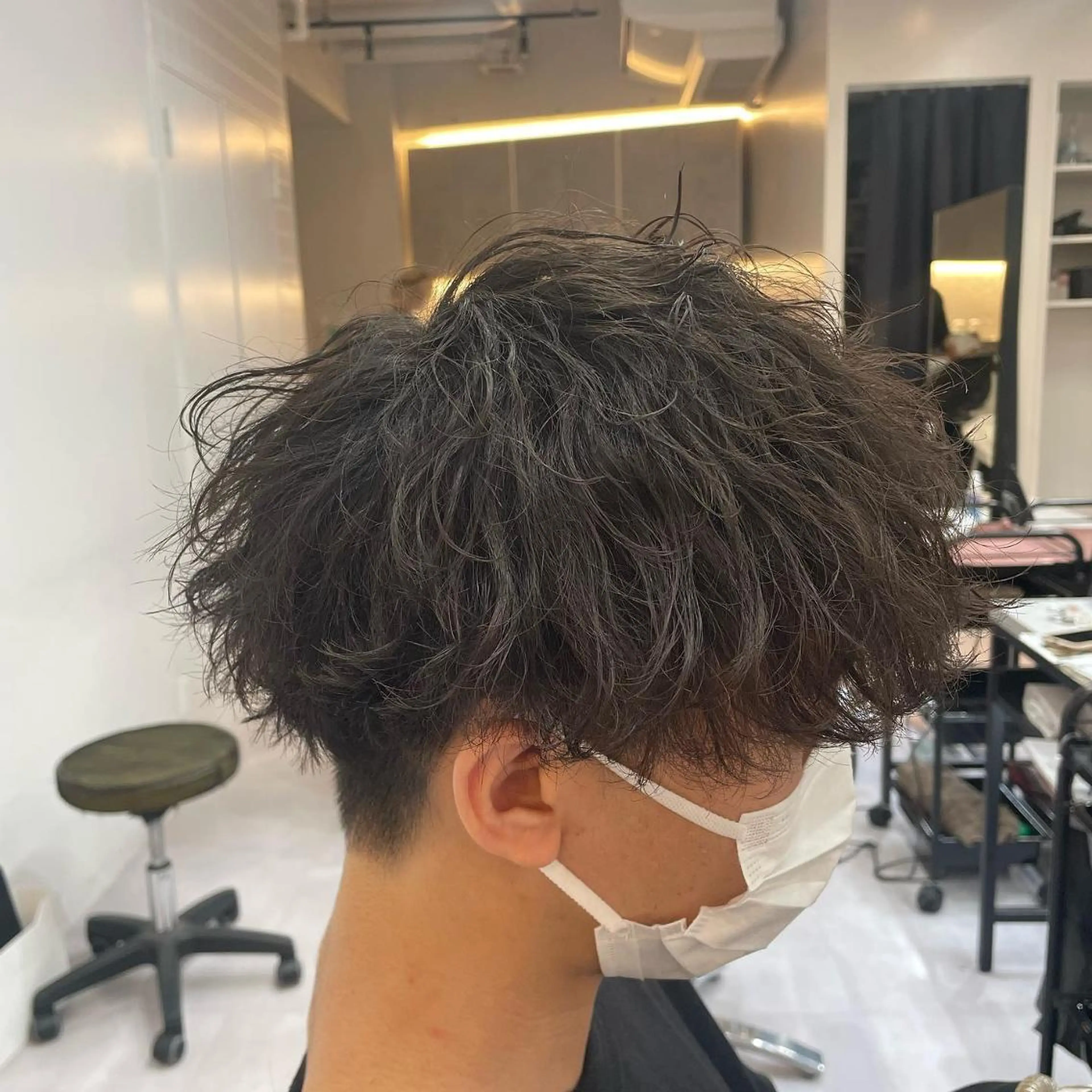 ショート 髪質改善× ハイライト溝江のヘアスタイル