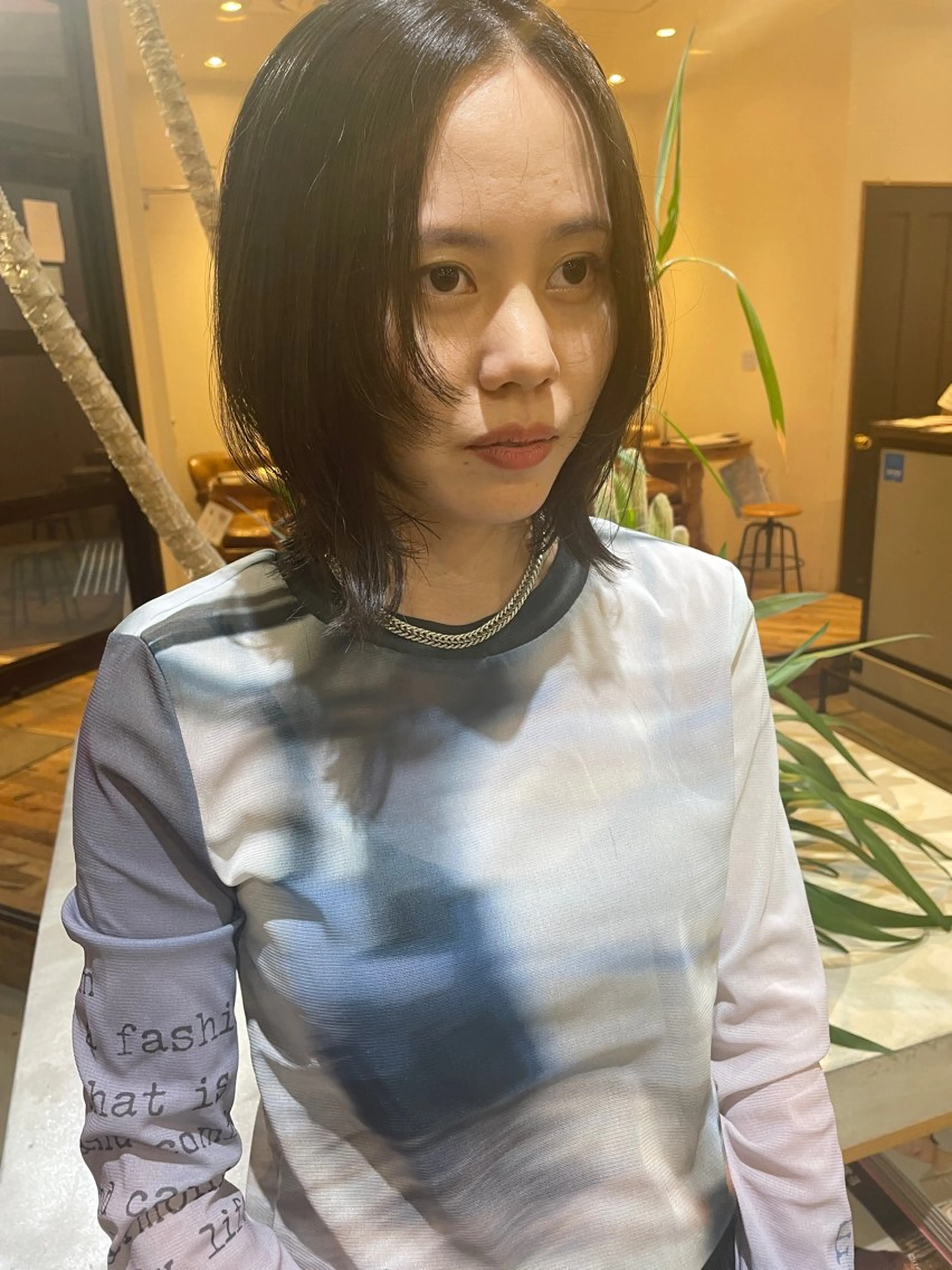 ミディアム 透明感ニュアンス 柔らかstyle🤍のヘアスタイル