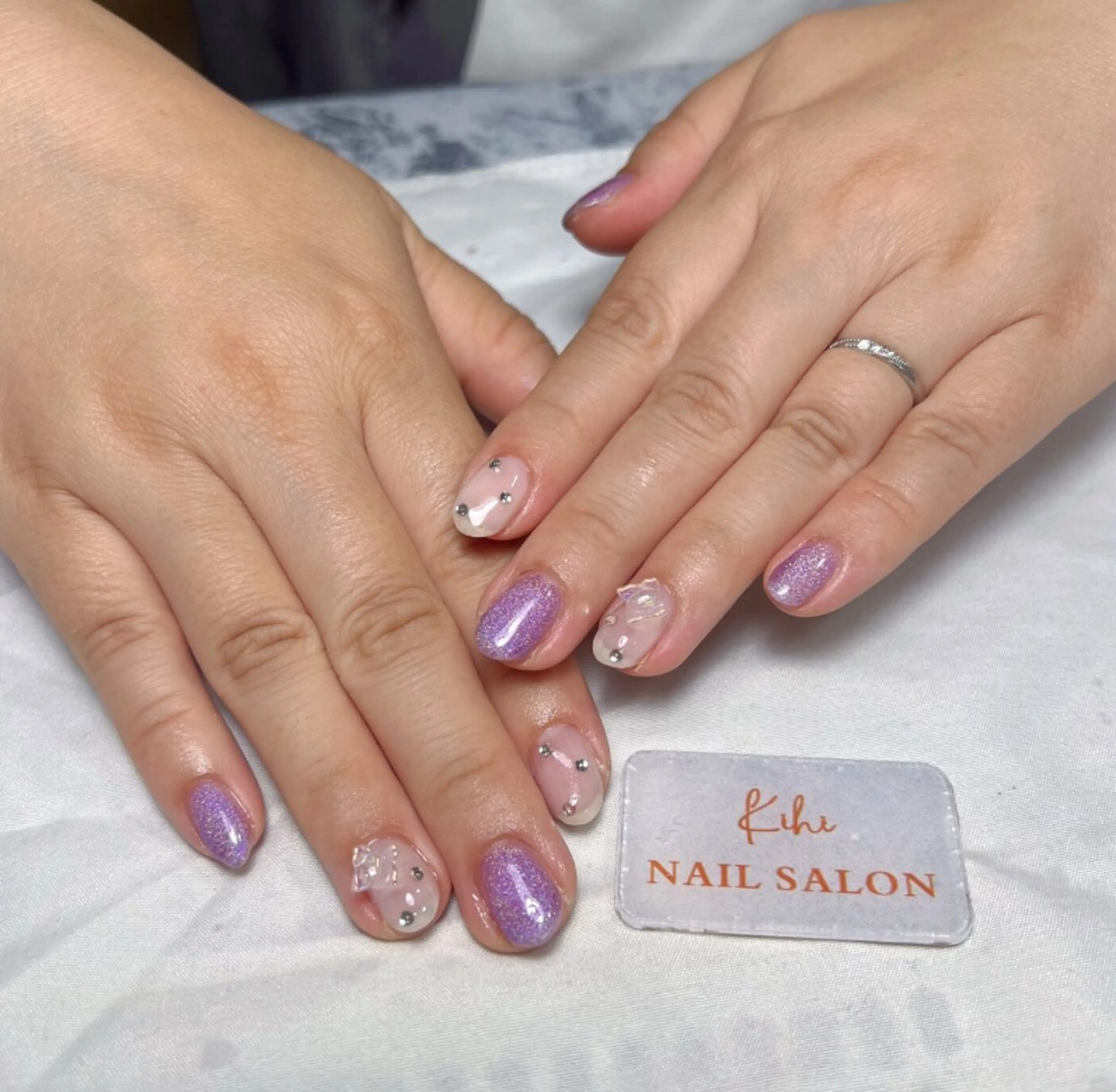 ネイル アートネイル フレンチネイル ジェルネイル グラデーション 韓国ネイル 村中 ハナのネイルデザイン