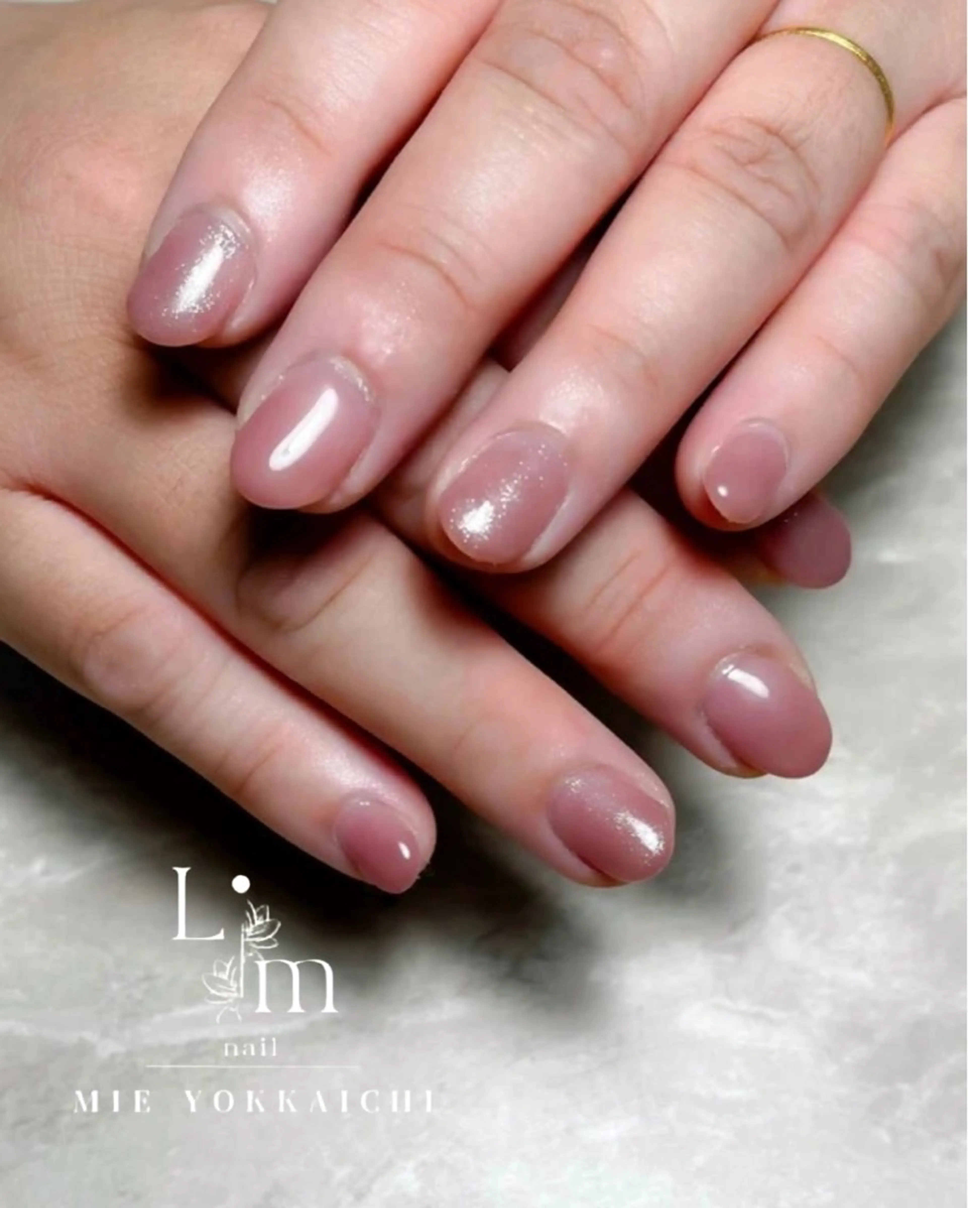 ネイル ワンカラーネイル Li.m nail リム ネイルのネイルデザイン
