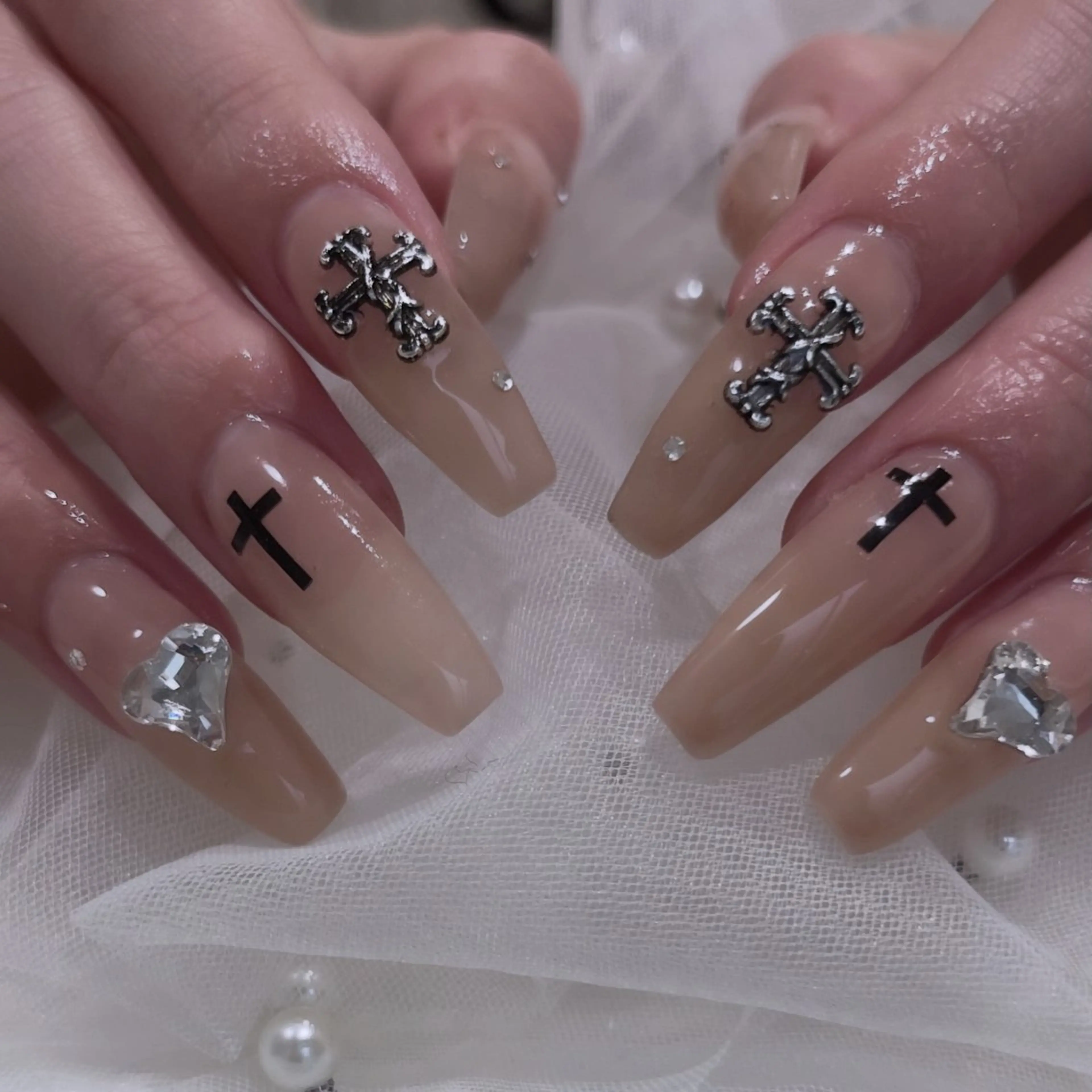 ネイル ハンドネイル 🧁fein. nana🩵のネイルデザイン