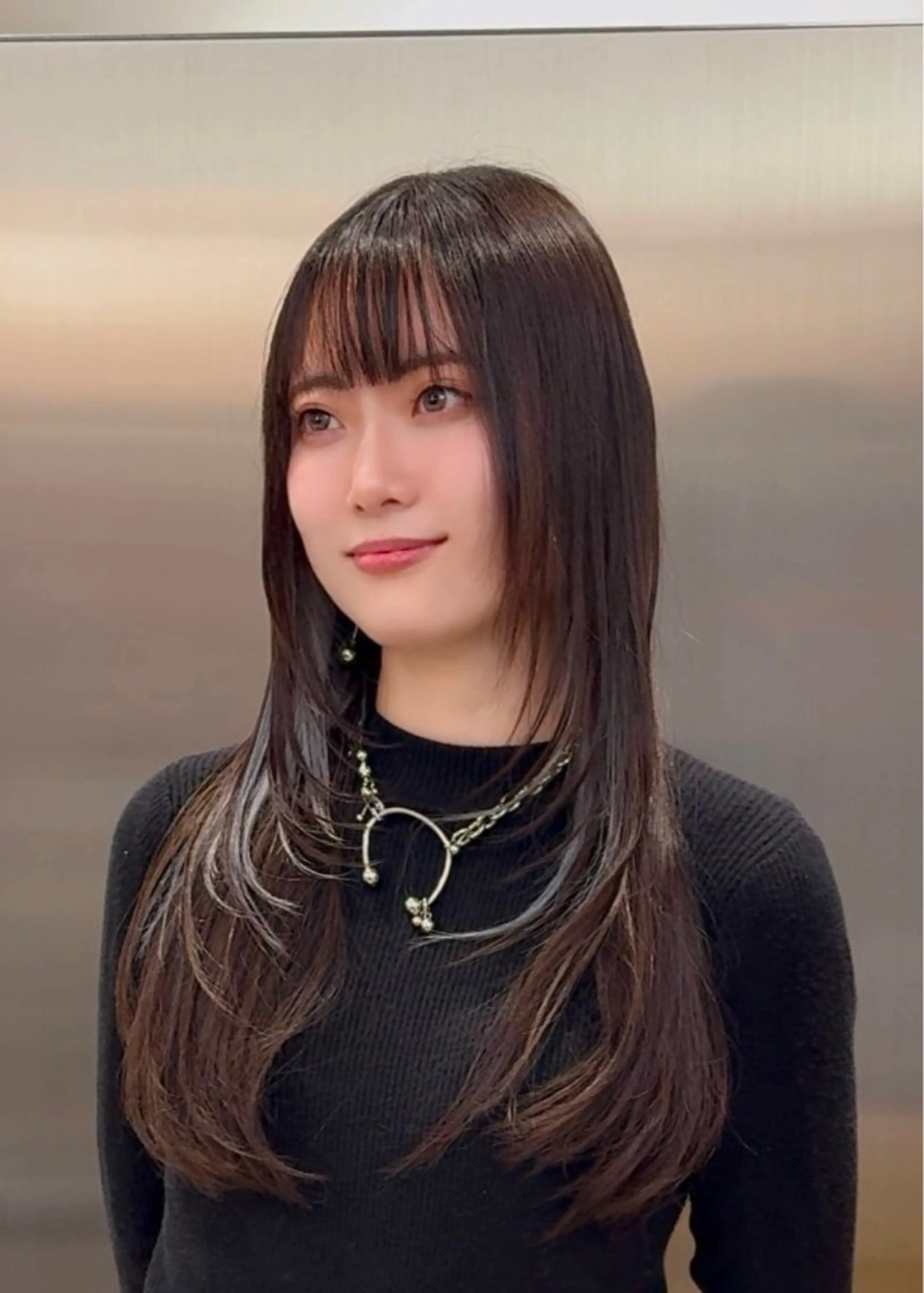 ロング REFLECTION所属・ハイトーン /レイヤー/ふみやのヘアスタイル