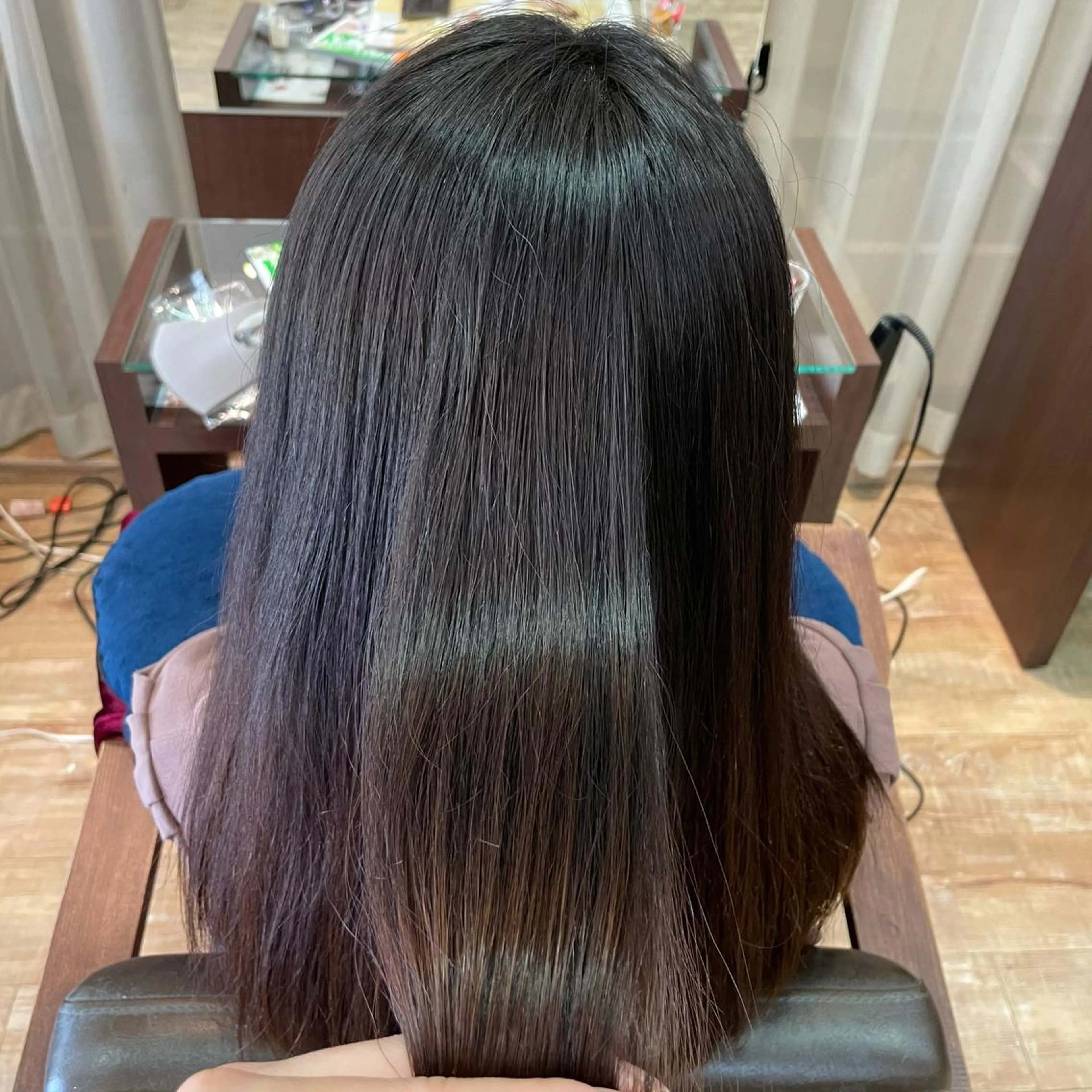 ロング パーマ ストレートパーマ 大阪長居🌱野見山 卓也のヘアスタイル