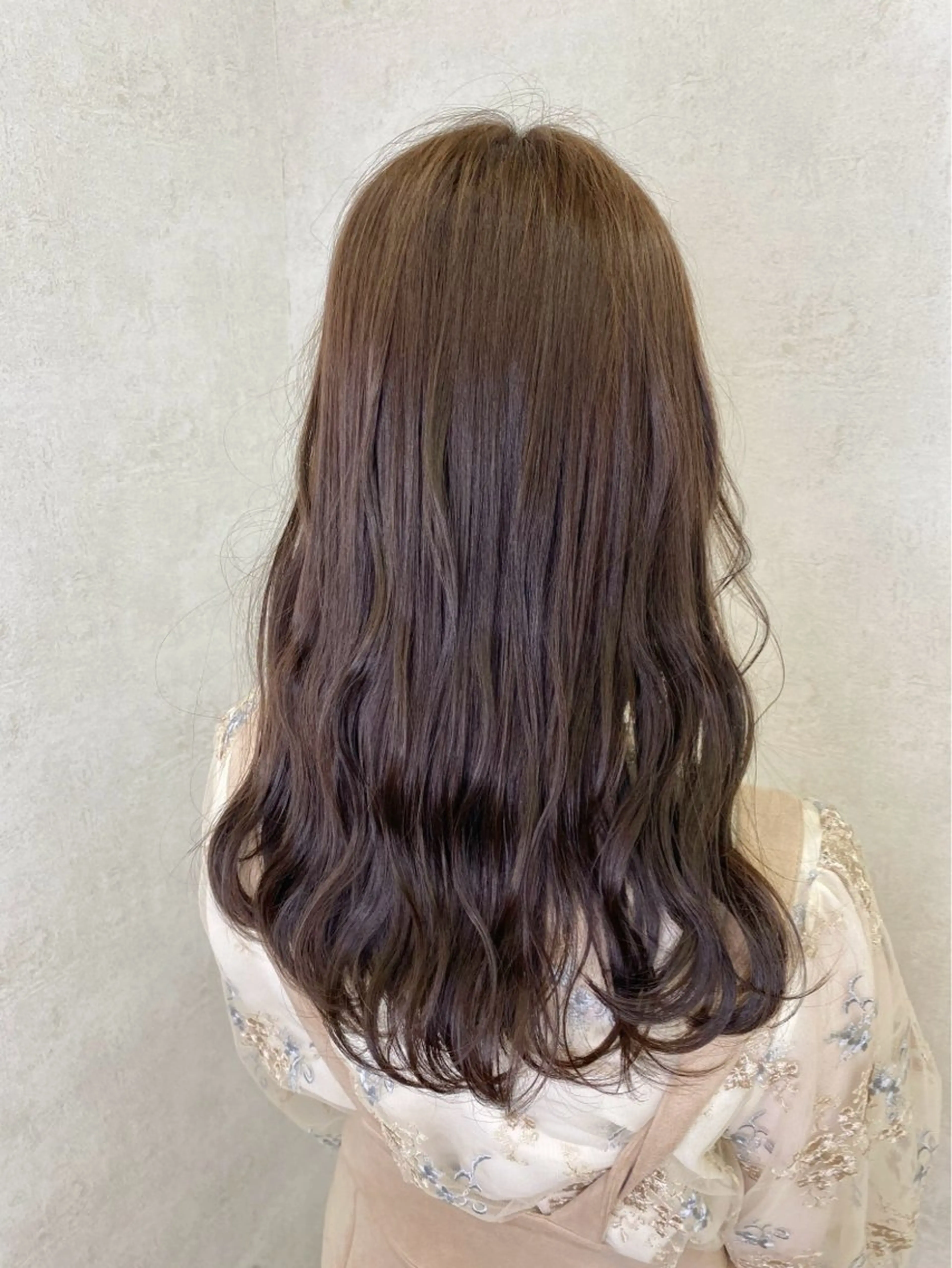 カラー ヘアカラー トリートメント グレージュ┆うる艶 ┆ゆうはのヘアスタイル