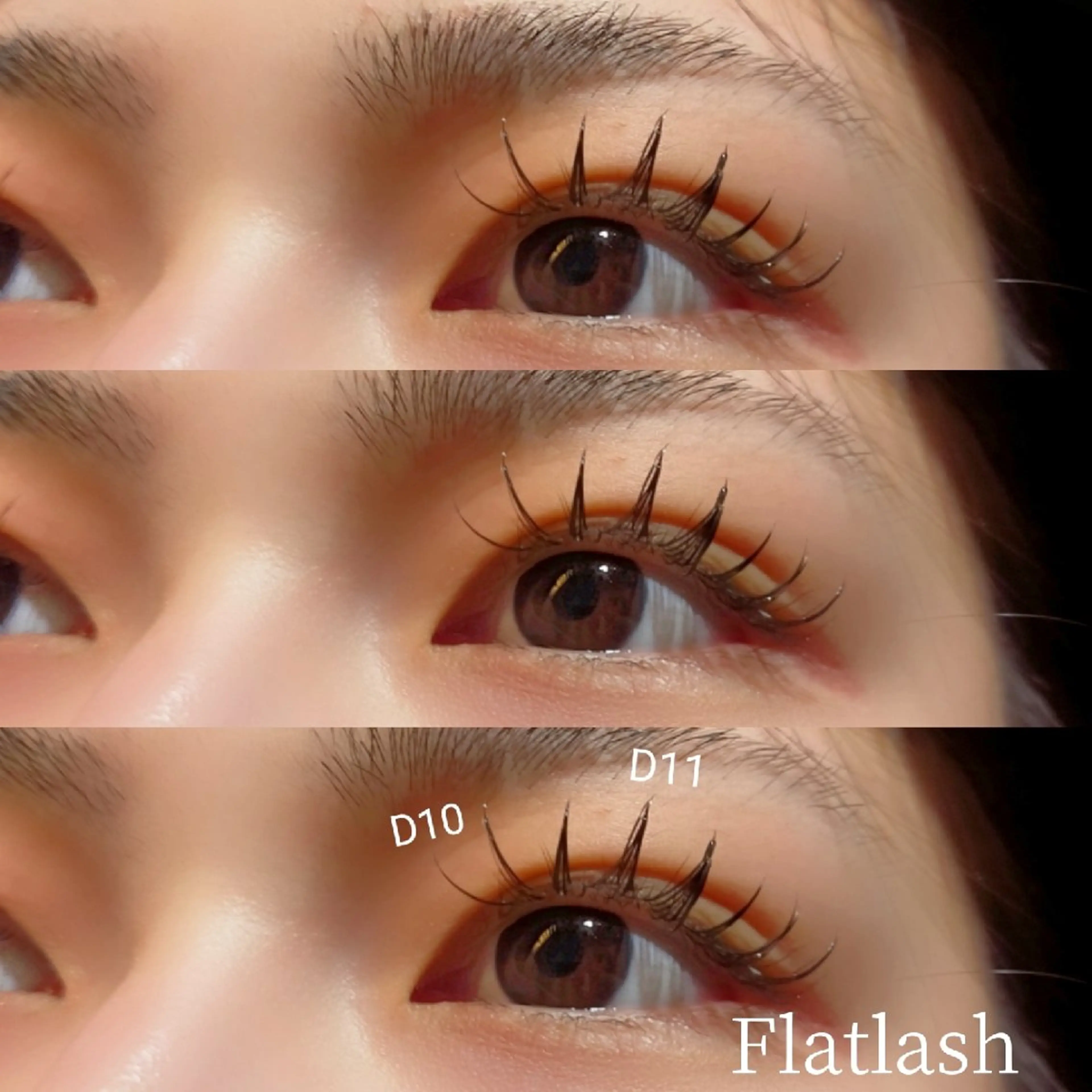 マツエク・マツパ 束感まつ毛 フラットラッシュ マツエク ambi with tiara所属・ambi×tiara NAOKAのマツエク・マツパデザイン