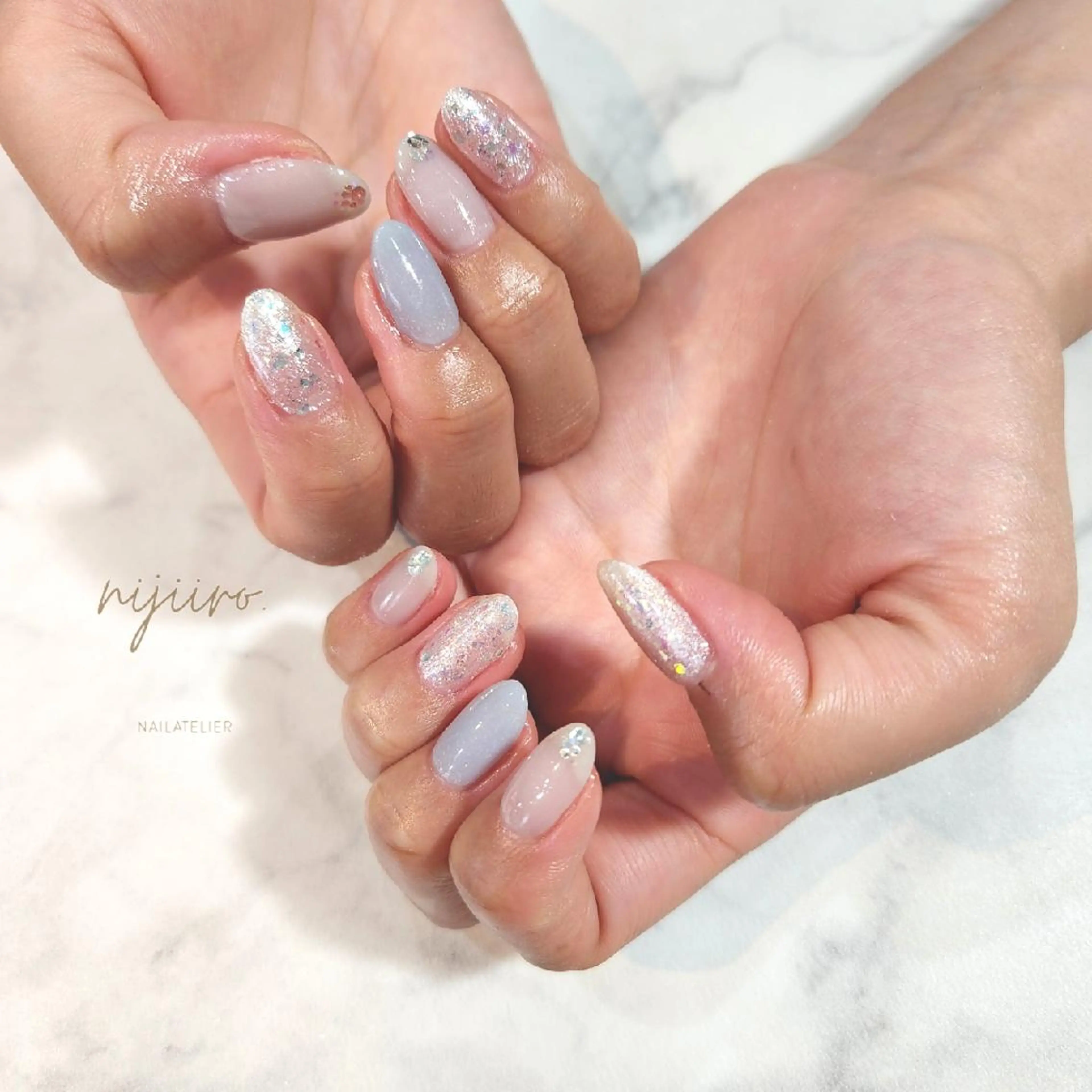 ネイル ハンドネイル nailatelier nijiiro.所属・nijiiro🌈 サトウのネイルデザイン