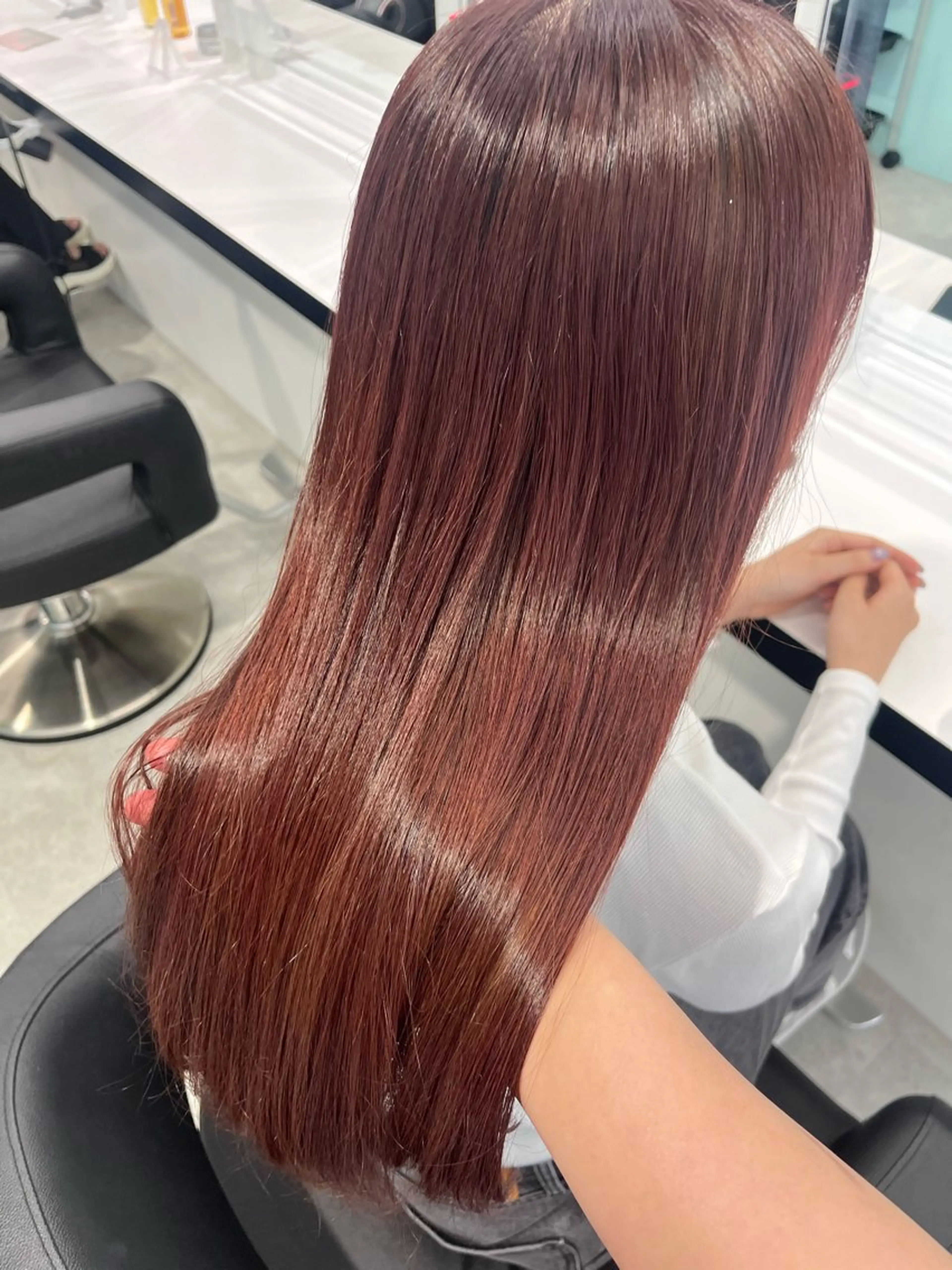 ロング カラー みう/仙台/暖色/ 艶髪/顔周りカット/のヘアスタイル