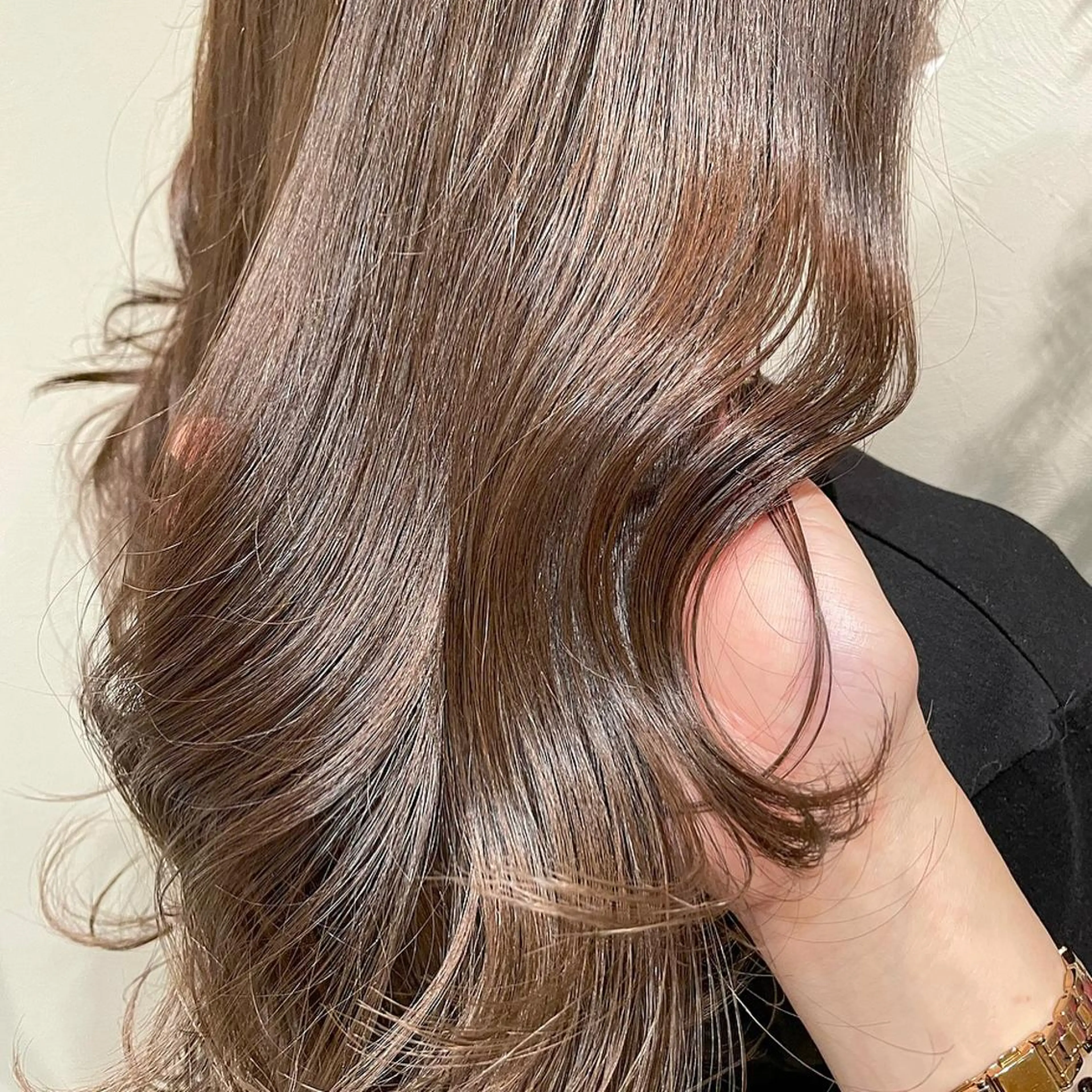 ロング カット ヘアカラー トリートメント 💖レイヤー×美髪 💖momoのヘアスタイル