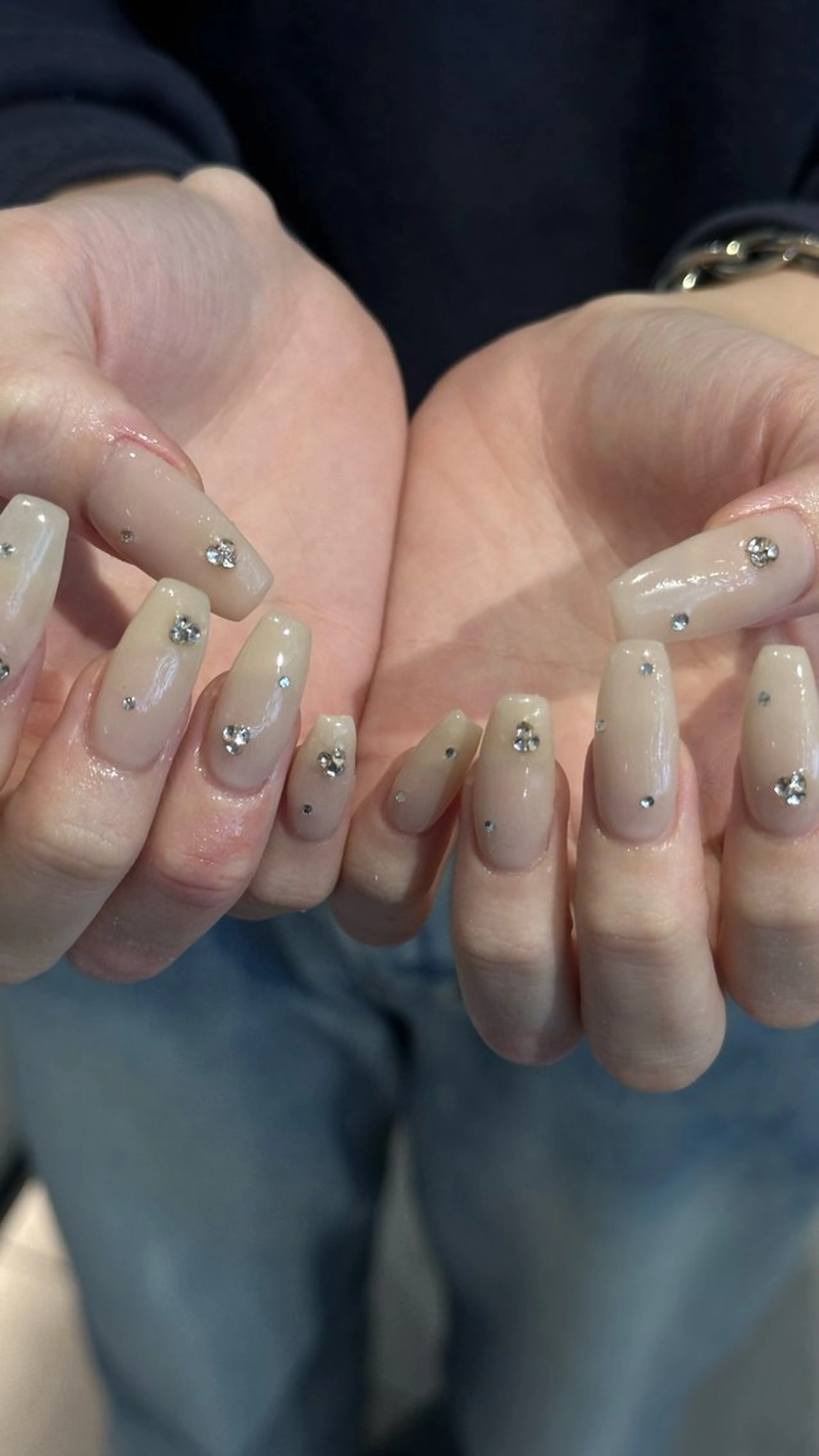 ネイル ハンドネイル 🎀韓国レイヤー特化 🎀ベージュ/ミクのヘアスタイル