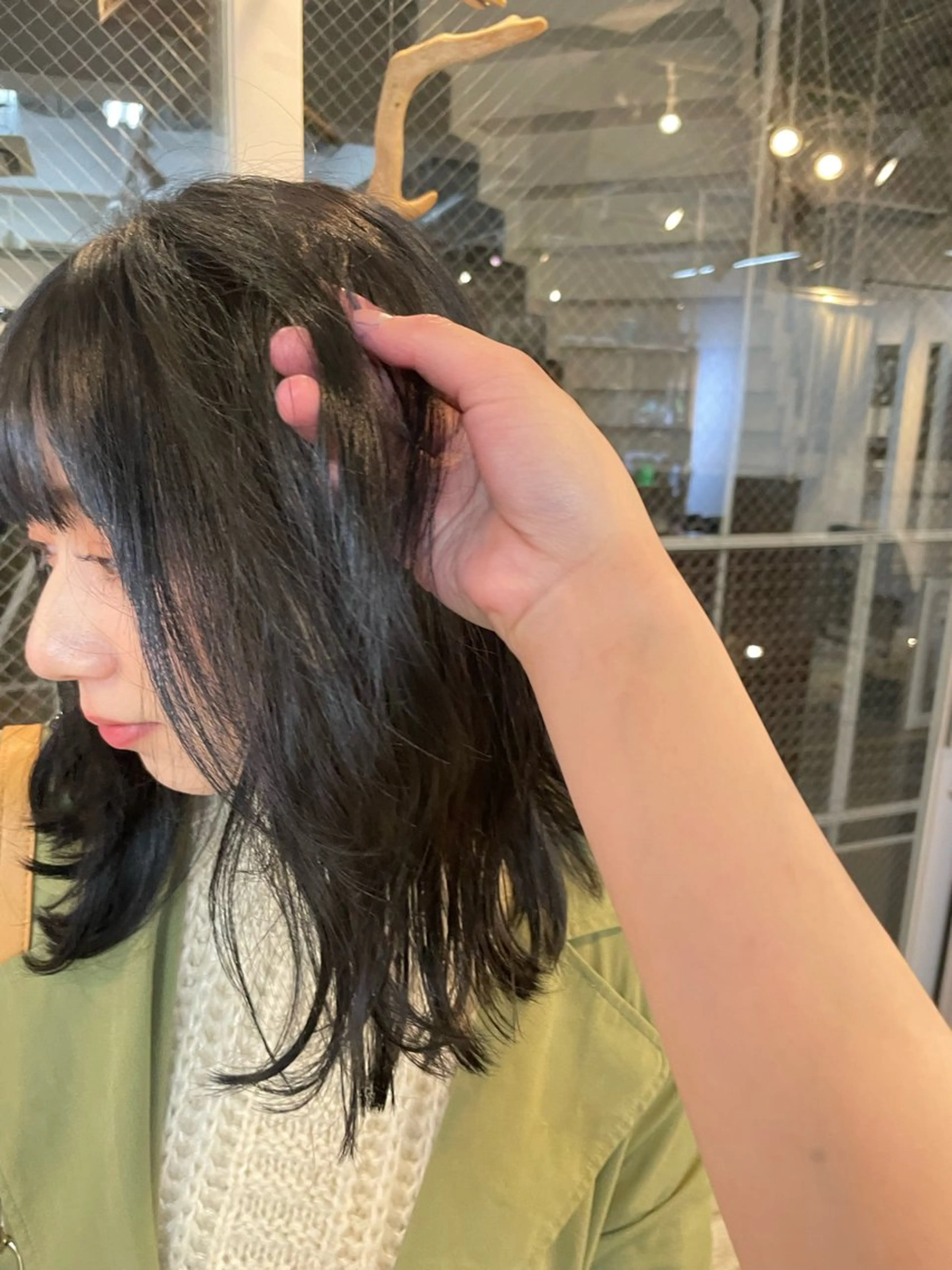 ミディアム cyez rinkaのヘアスタイル