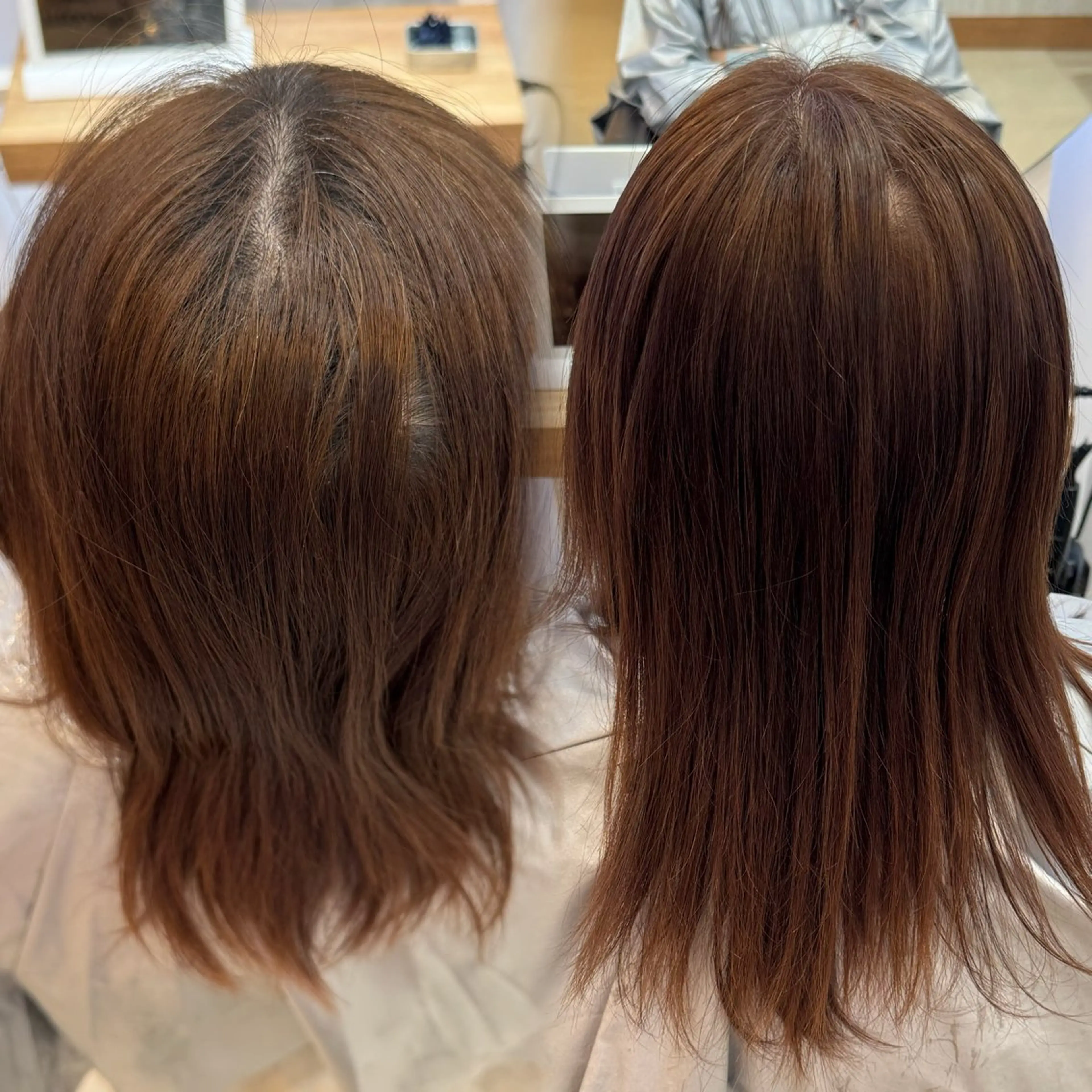 ミディアム ヘアカラー Agu hair 粉河のヘアスタイル