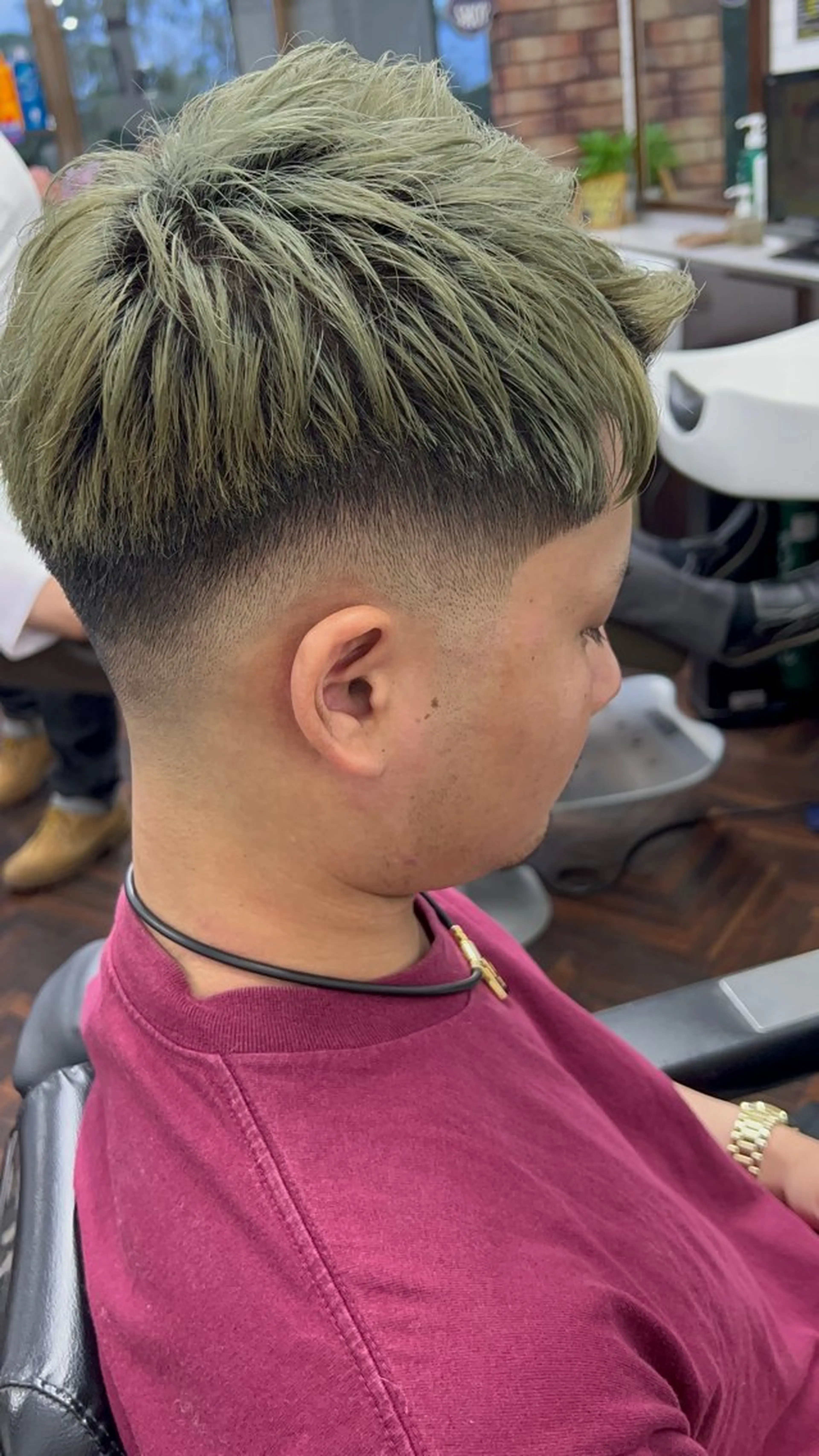 ショート メンズ B.B.Cams西原店所属・無料モデル募集中‼️ 安座間💈のヘアスタイル