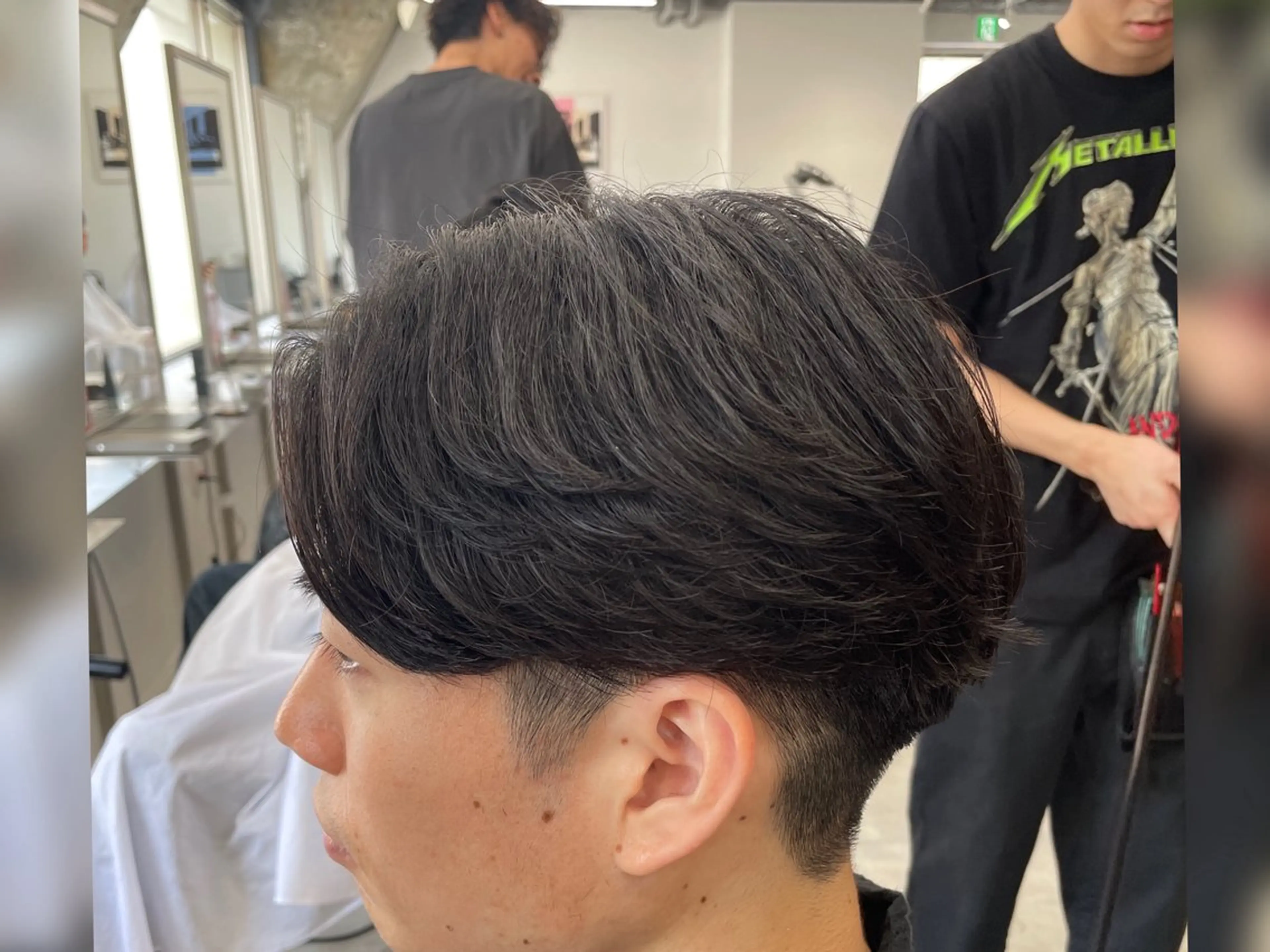 ショート パーマ メンズ カット パーマ メンズパーマ/新潟/ 万代／田崎亮🌟のヘアスタイル