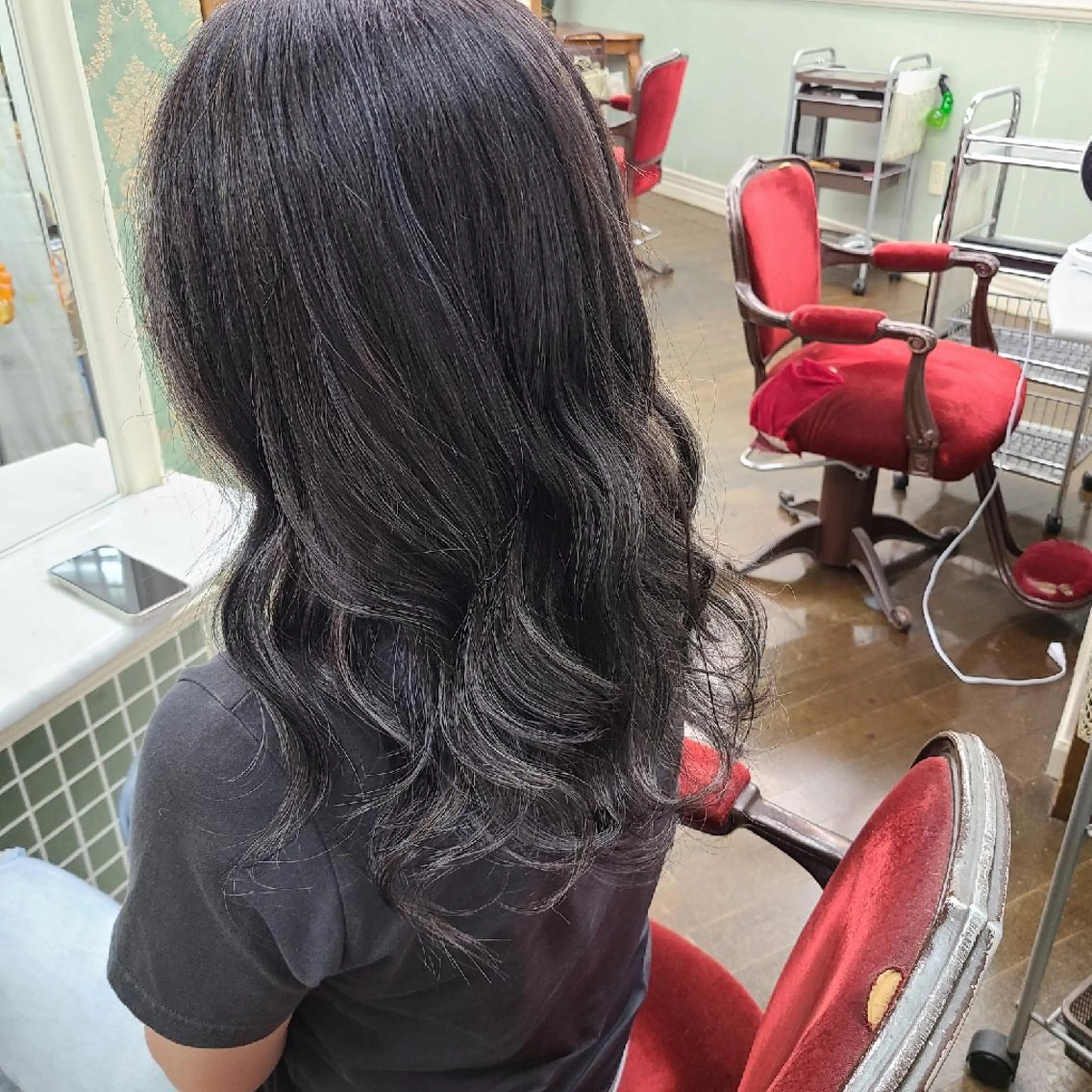 ロング カラー ハイライトカラー ハイライト 近藤 那果のヘアスタイル