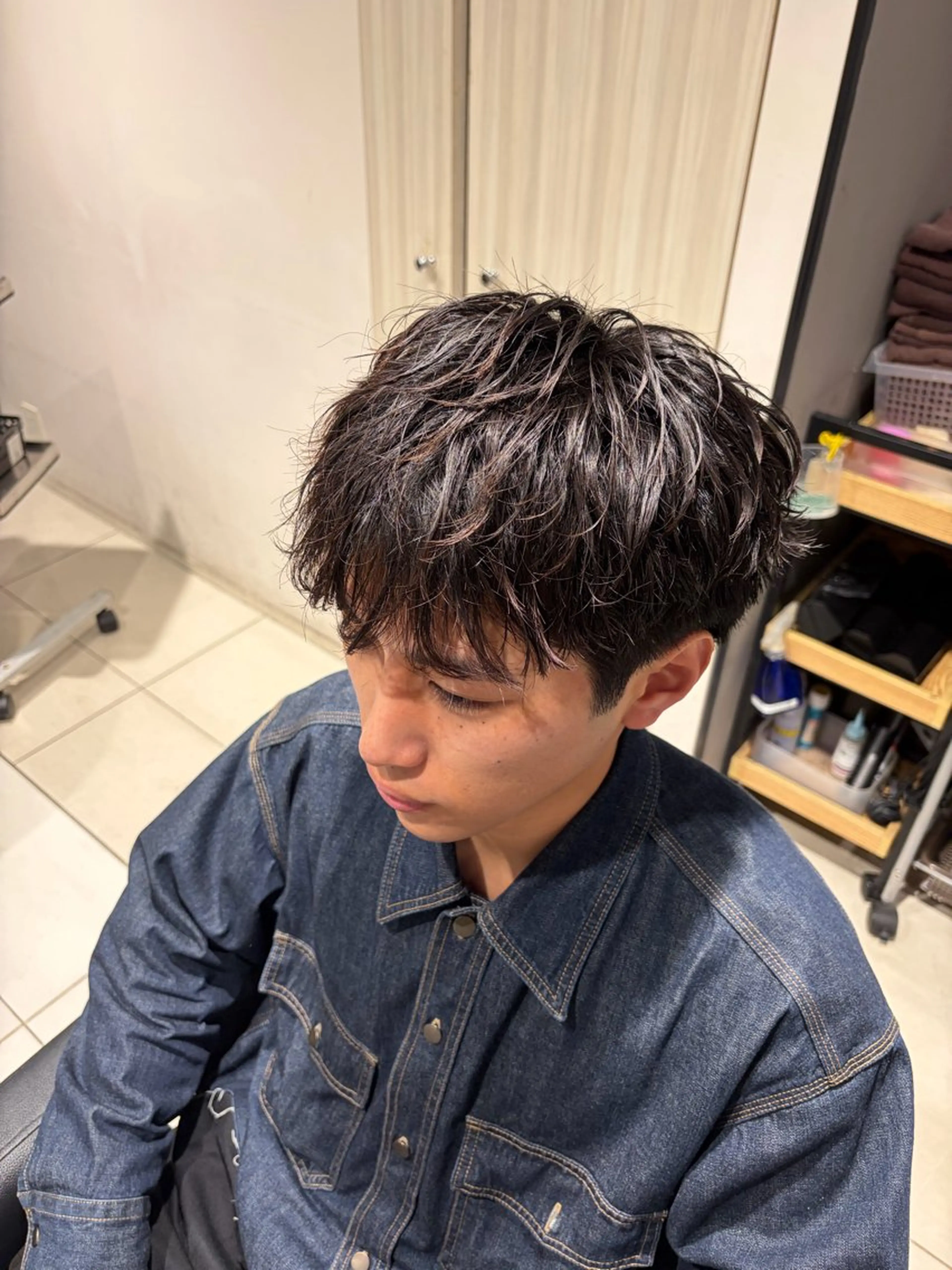 パーマ メンズ 関内/メンズパーマ/ 男性専門/菊池蒼大のヘアスタイル