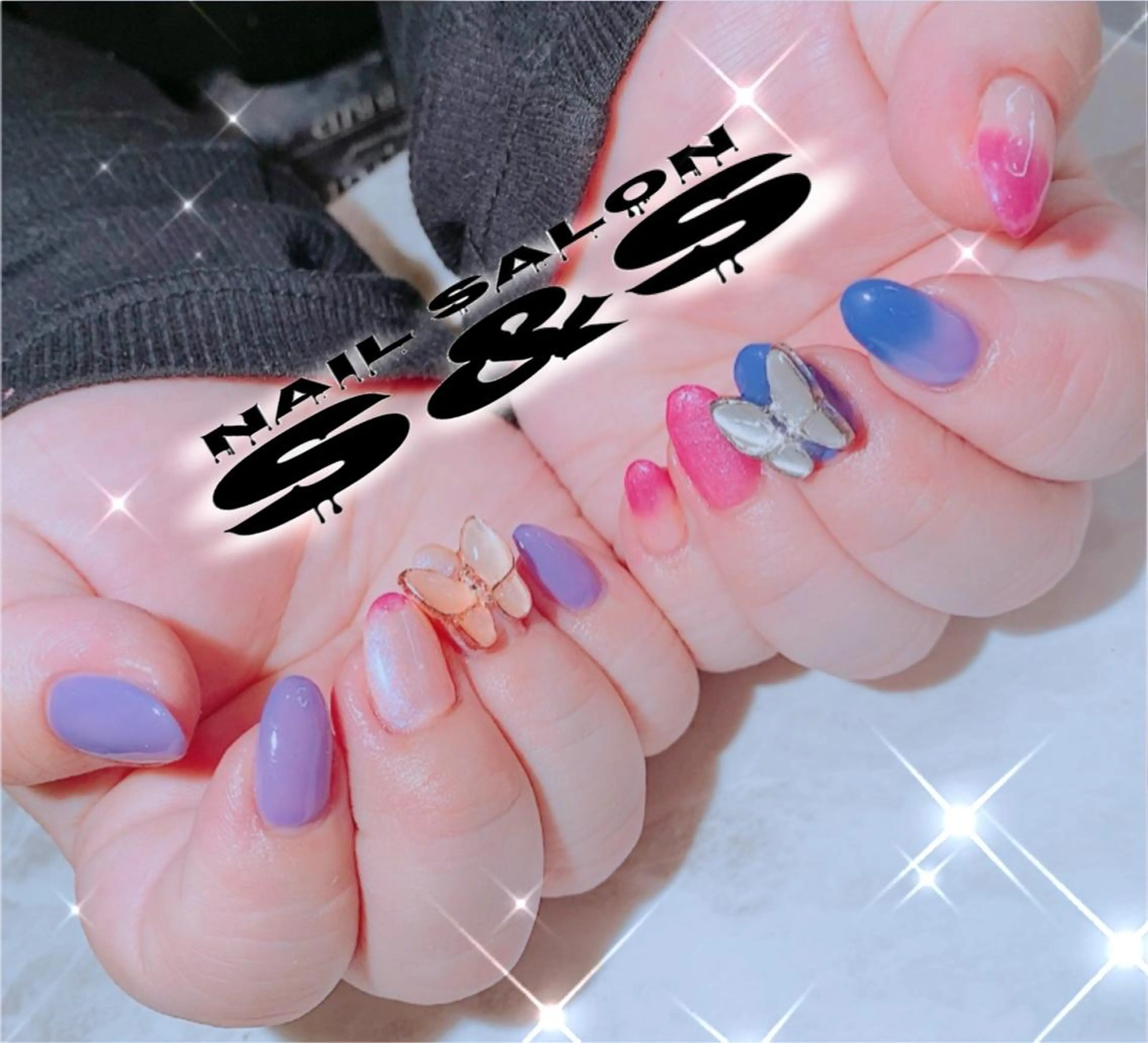 ネイル 長さ出し メンズネイル 持ち込み スカルプネイル S&S 村田小百合のネイルデザイン