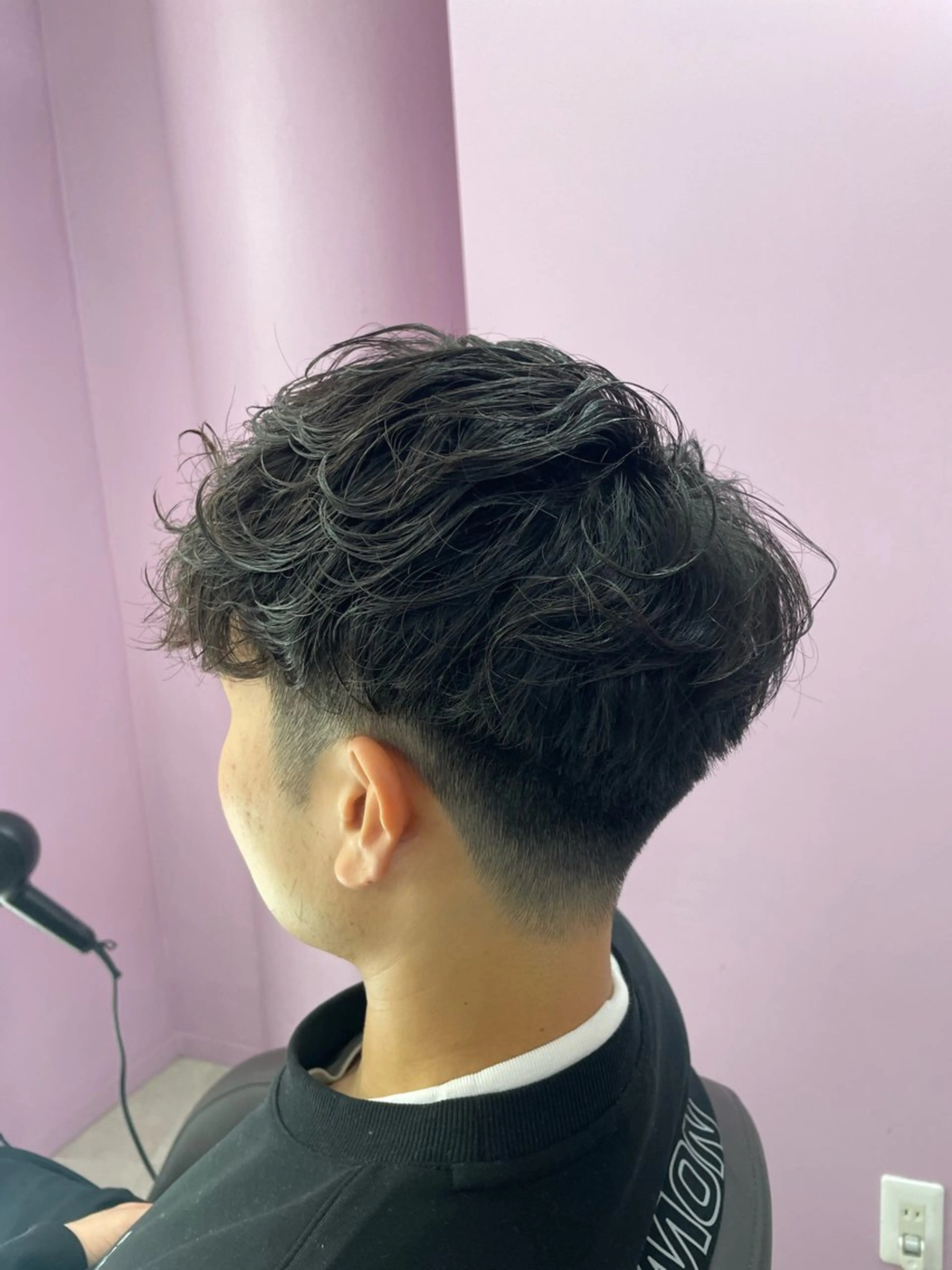 ショート パーマ メンズ カット パーマ 高尾亮輔/ ボブ特化美容師のヘアスタイル