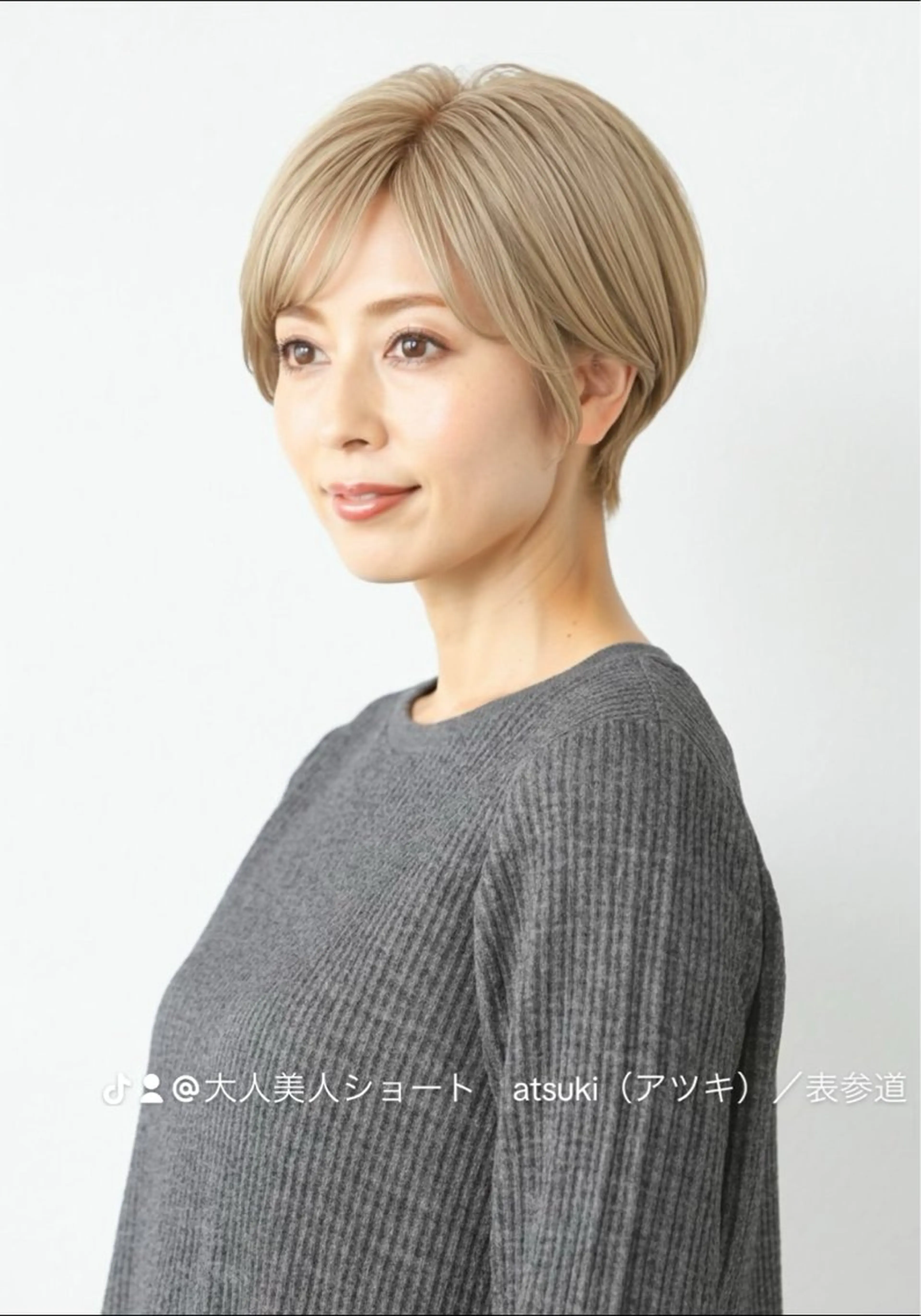 ショート カラー atsuki ショート特化のヘアスタイル