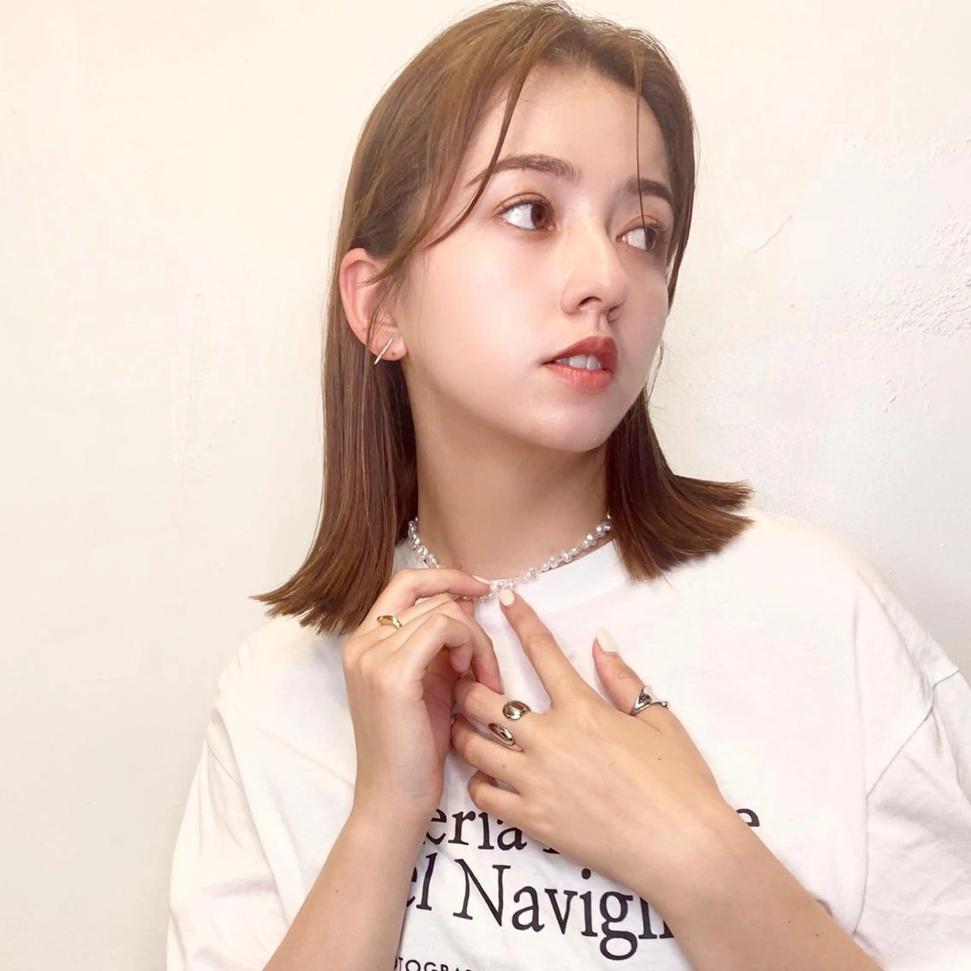 ミディアム カラー Sana / 韓国ヘア / カラーのヘアスタイル