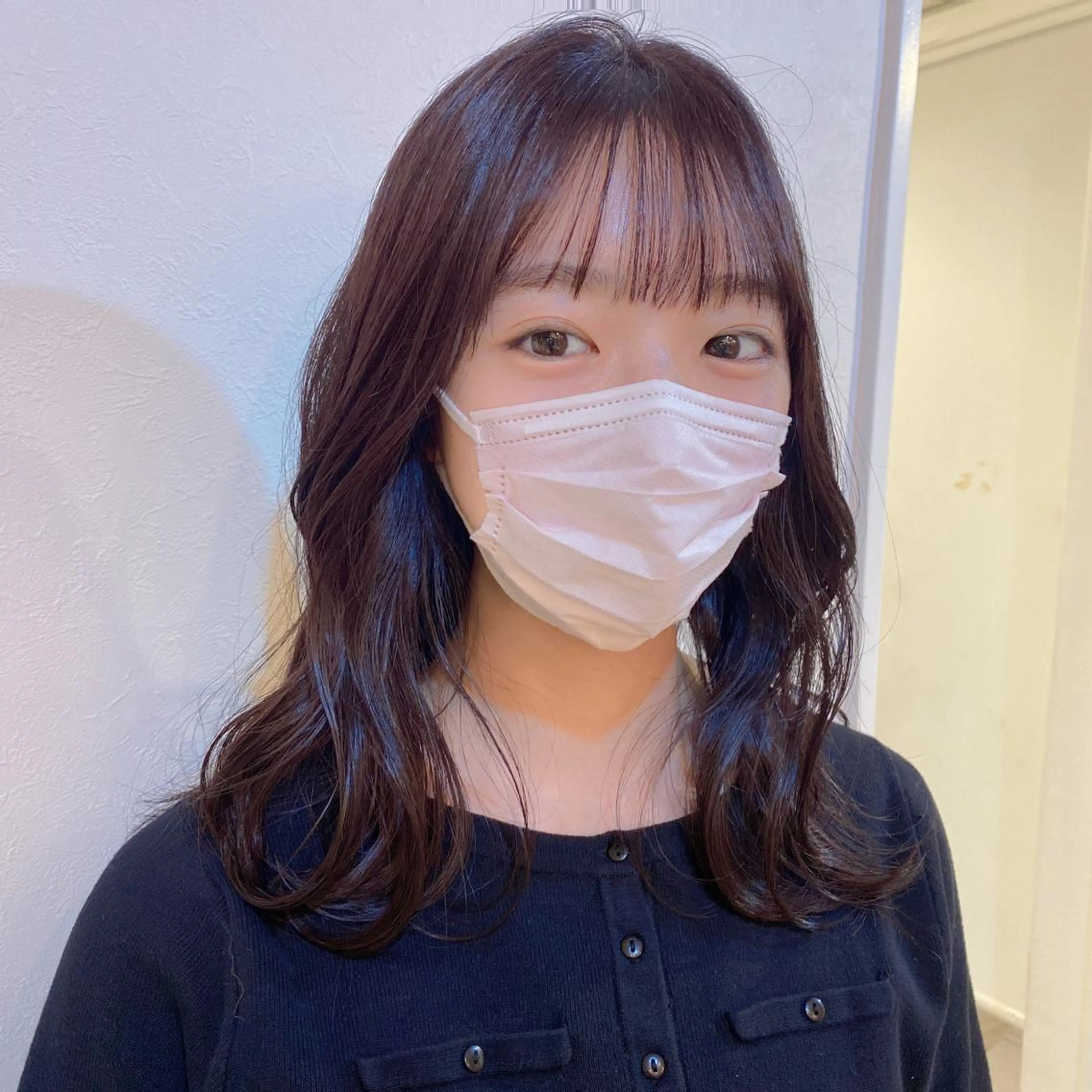 セミロング パープルカラー 韓国風ヘア 韓国風&髪質改善特化 ✂️MISAKI✂️のヘアスタイル