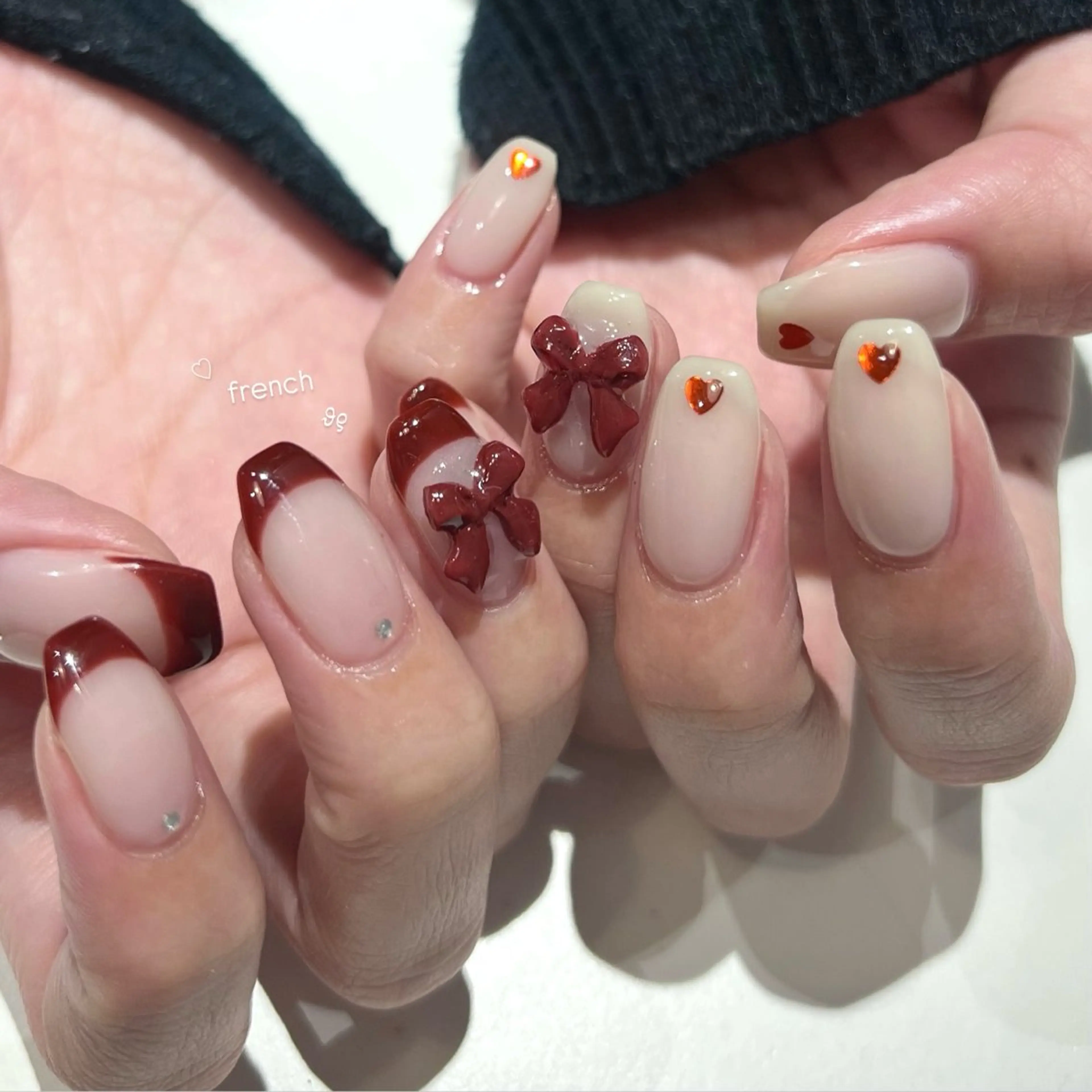 ミディアム ハンドネイル 星 みづきのネイルデザイン