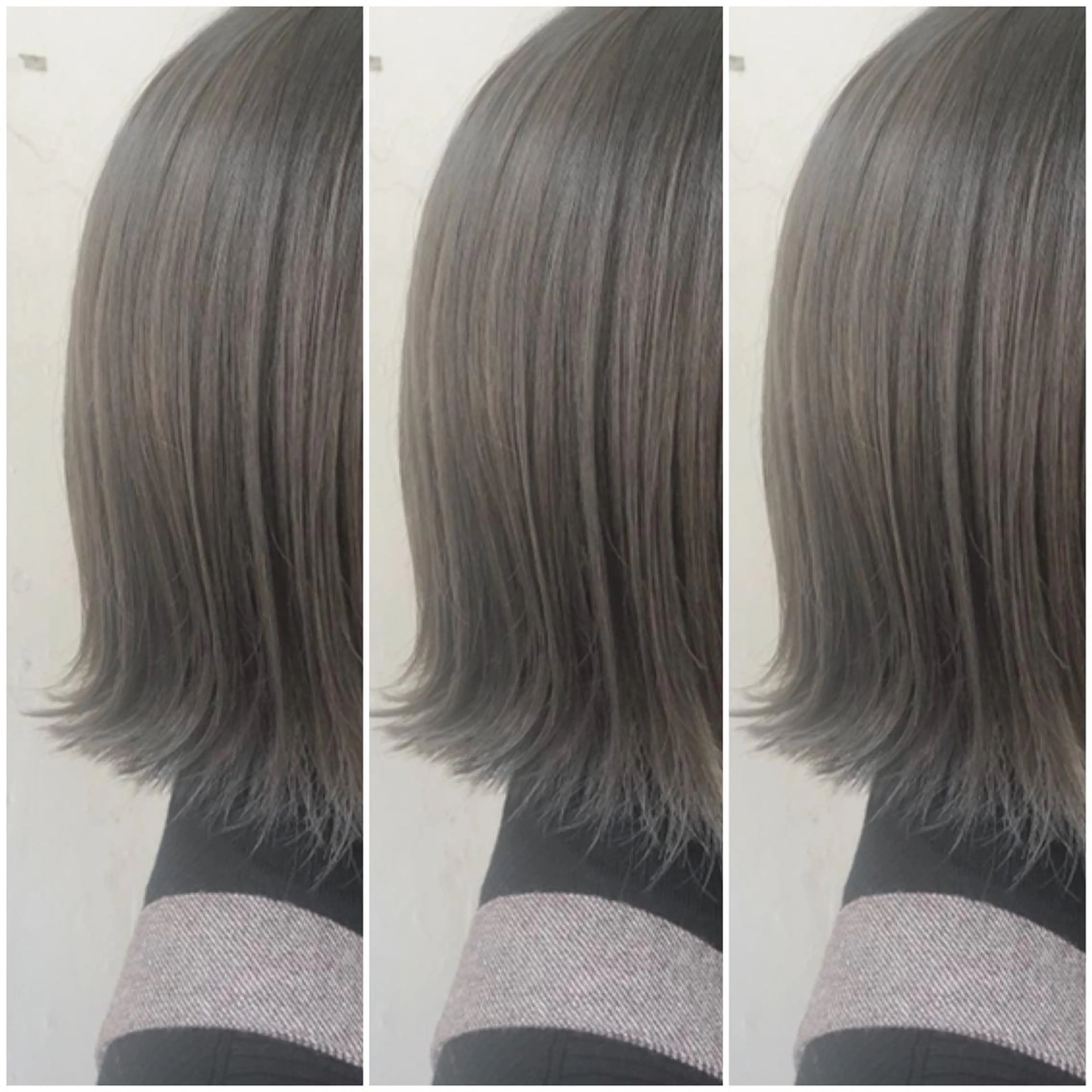 ミディアム カラー ブリーチ 上品な透明感カラー/ 表参道/MIKUのヘアスタイル