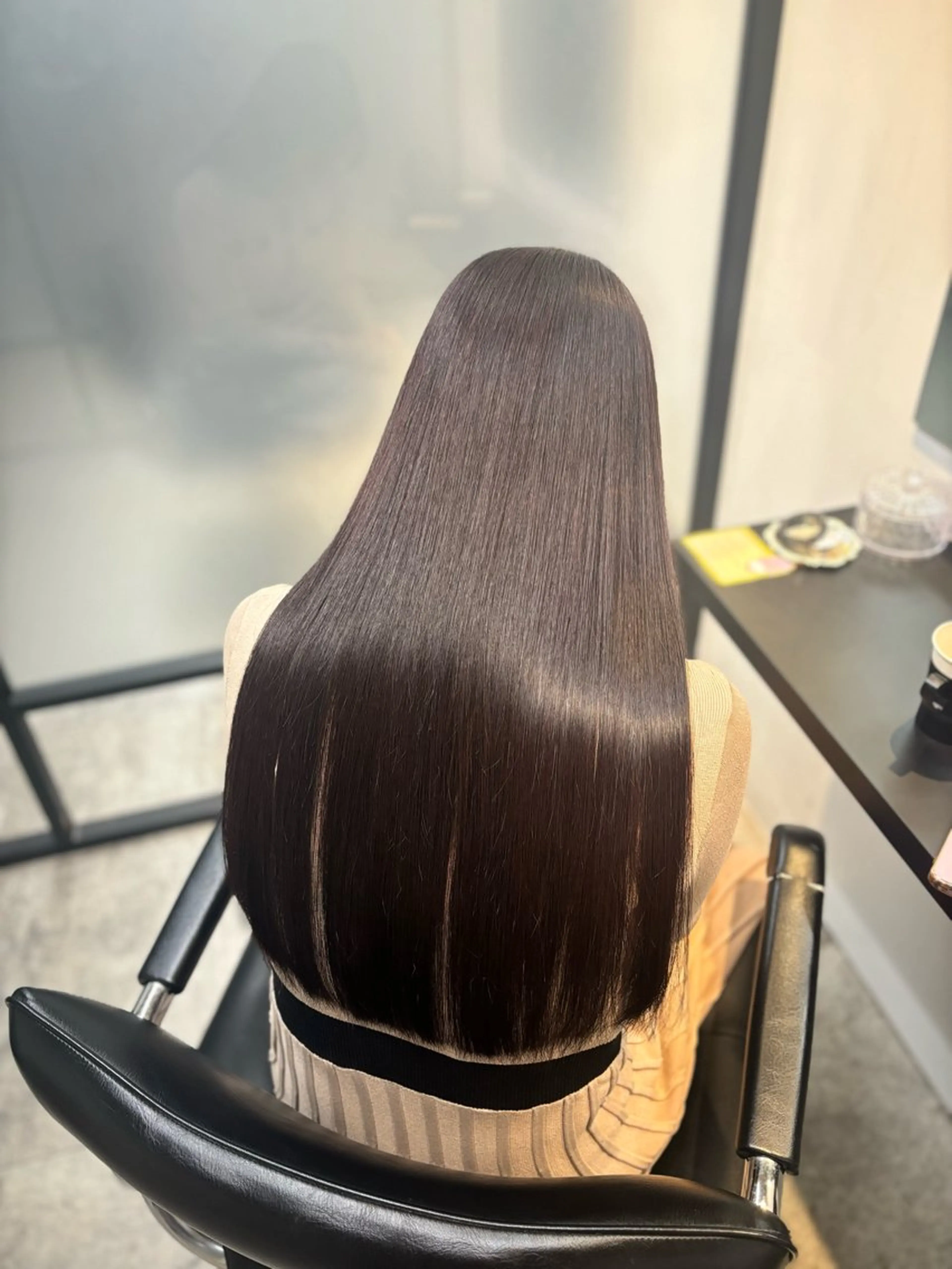 ロング 髪質改善♡ 保坂汐音のヘアスタイル