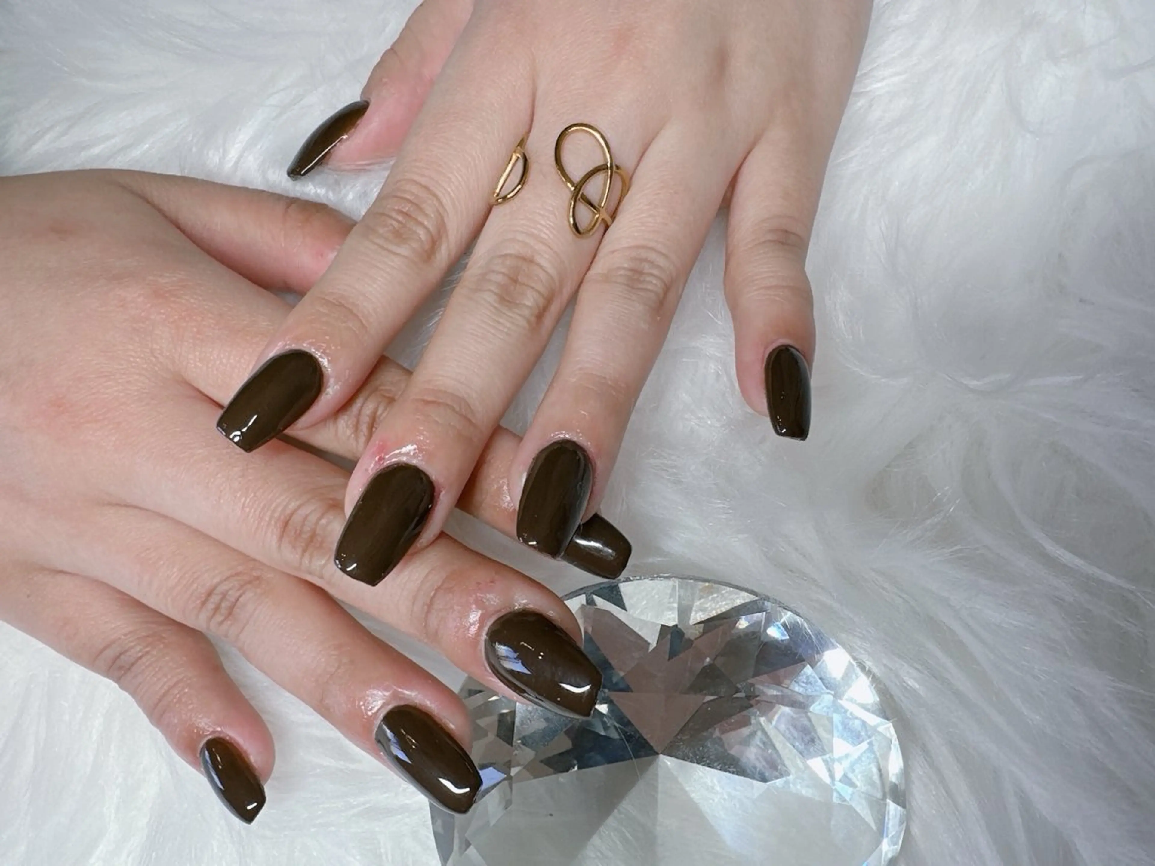 ネイル ジェルネイル ワンカラーネイル ネイルチップ I satomiのネイルデザイン