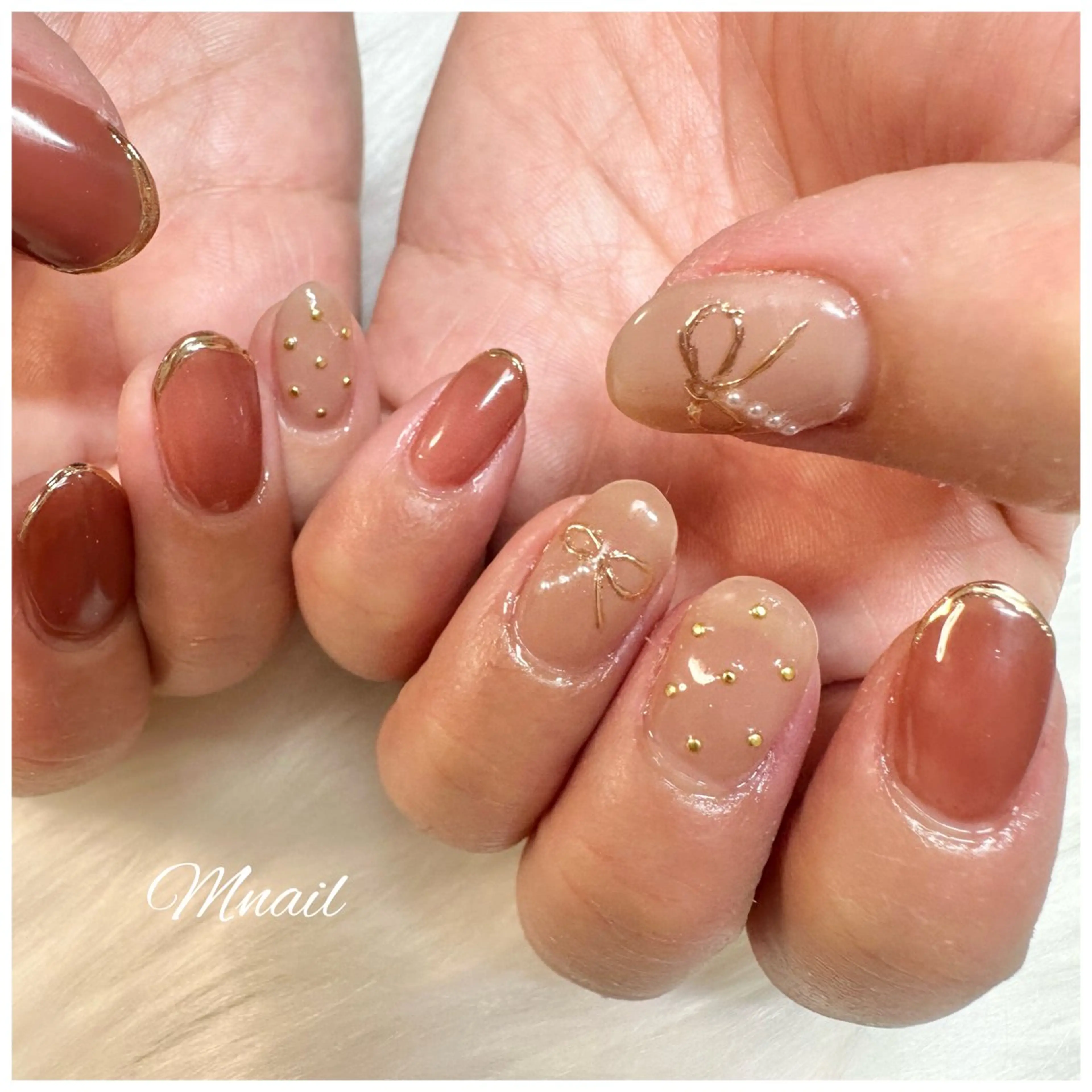 ネイル 持ち込み ハンドネイル ハンドケア Mnail ちひろのネイルデザイン