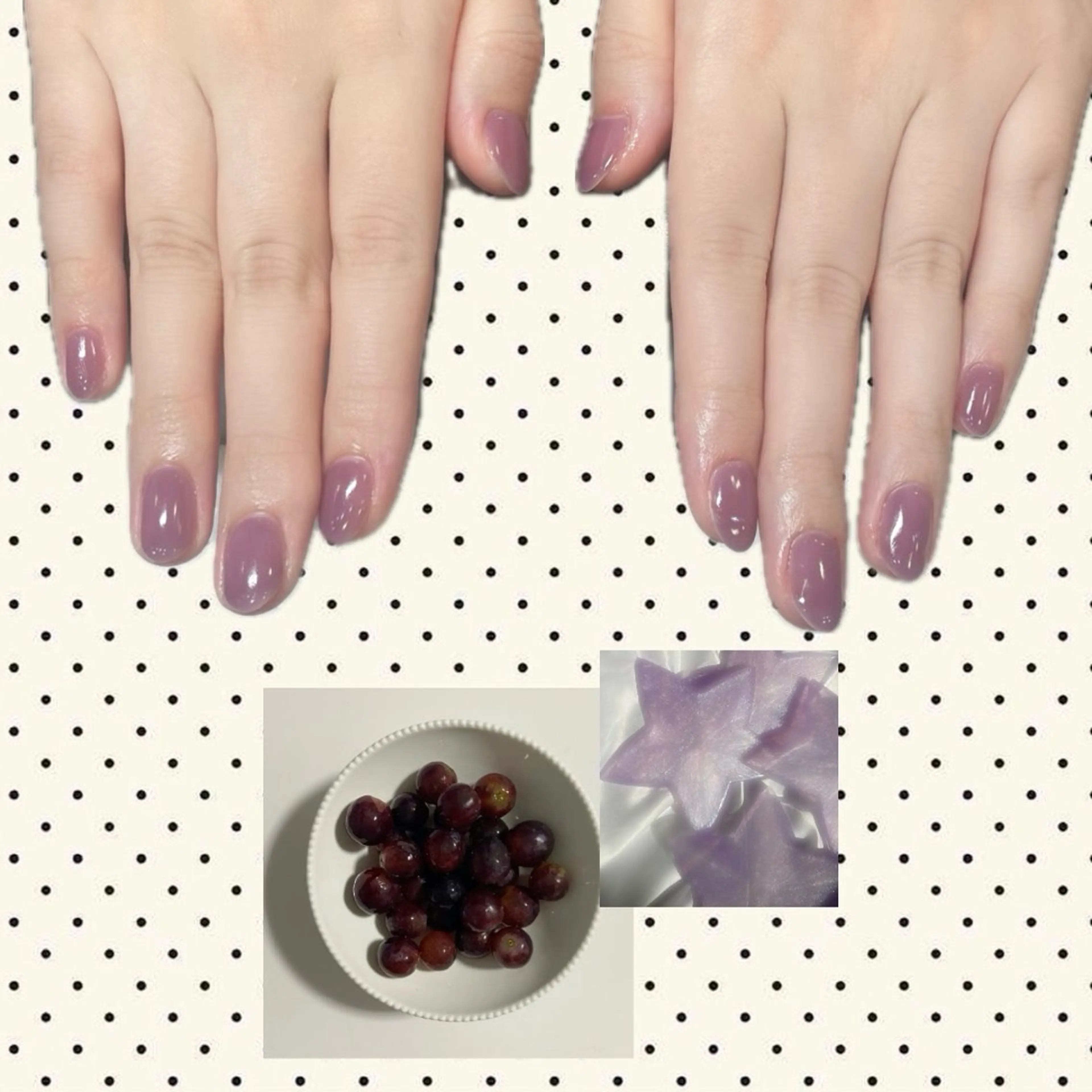 ネイル パープル Victoria モデル募集中のネイルデザイン