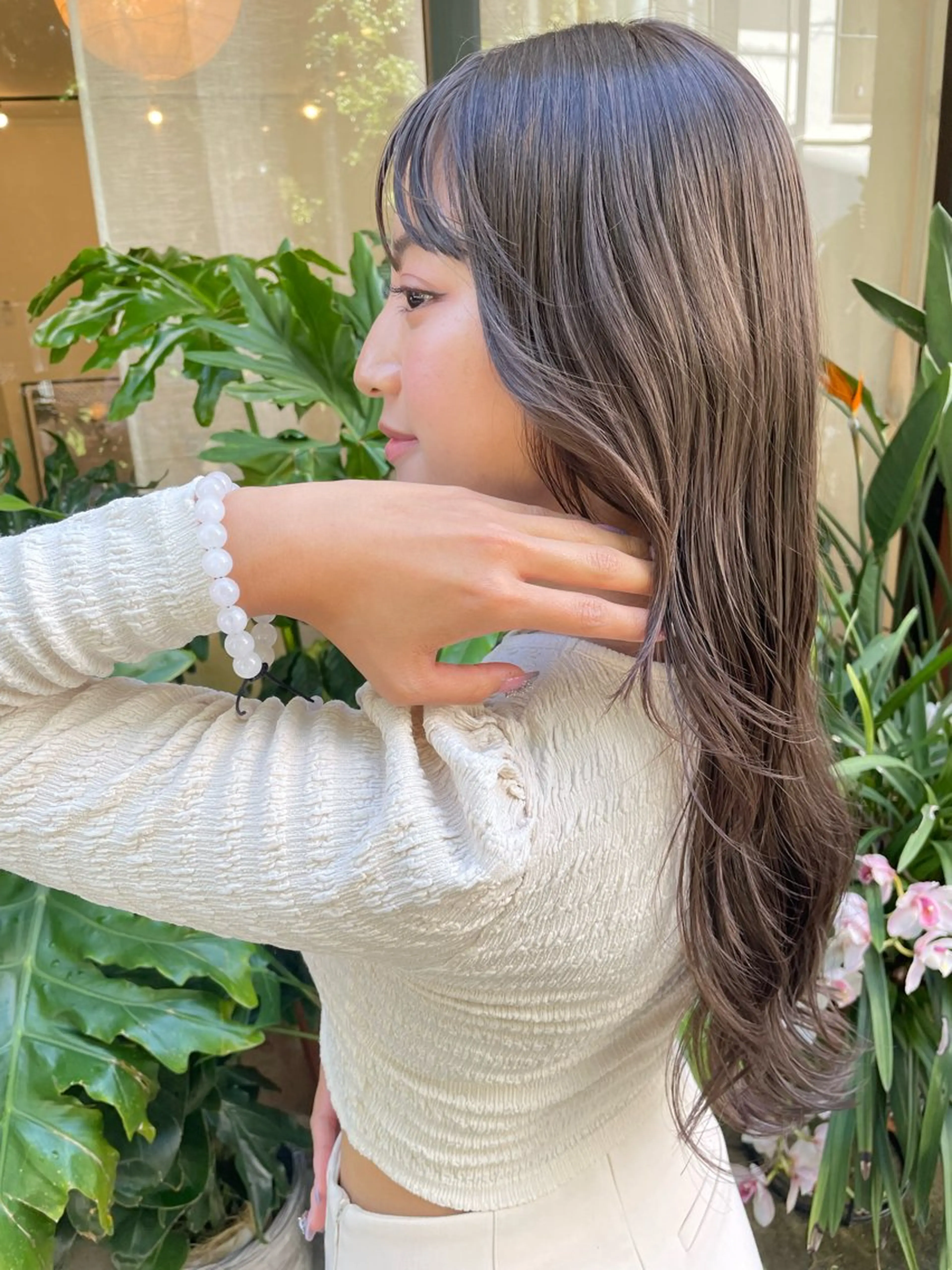 ロング 髪質改善 韓国風ヘア カット ヘアカラー トリートメント 韓国風パーマ/ヘア セット/店長みづきのヘアスタイル