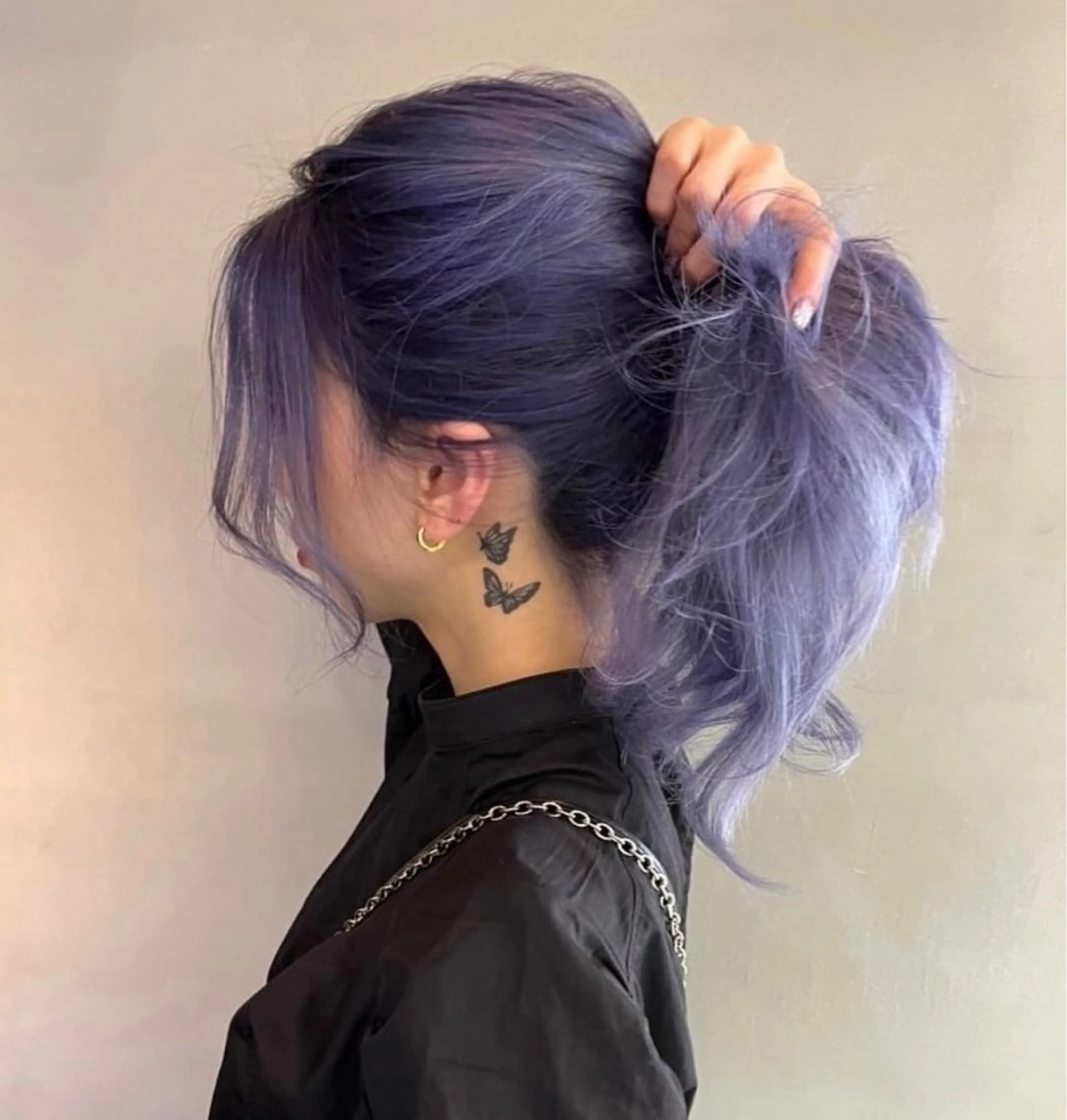 ロング カラー ヘアアレンジ 長江 績のヘアスタイル