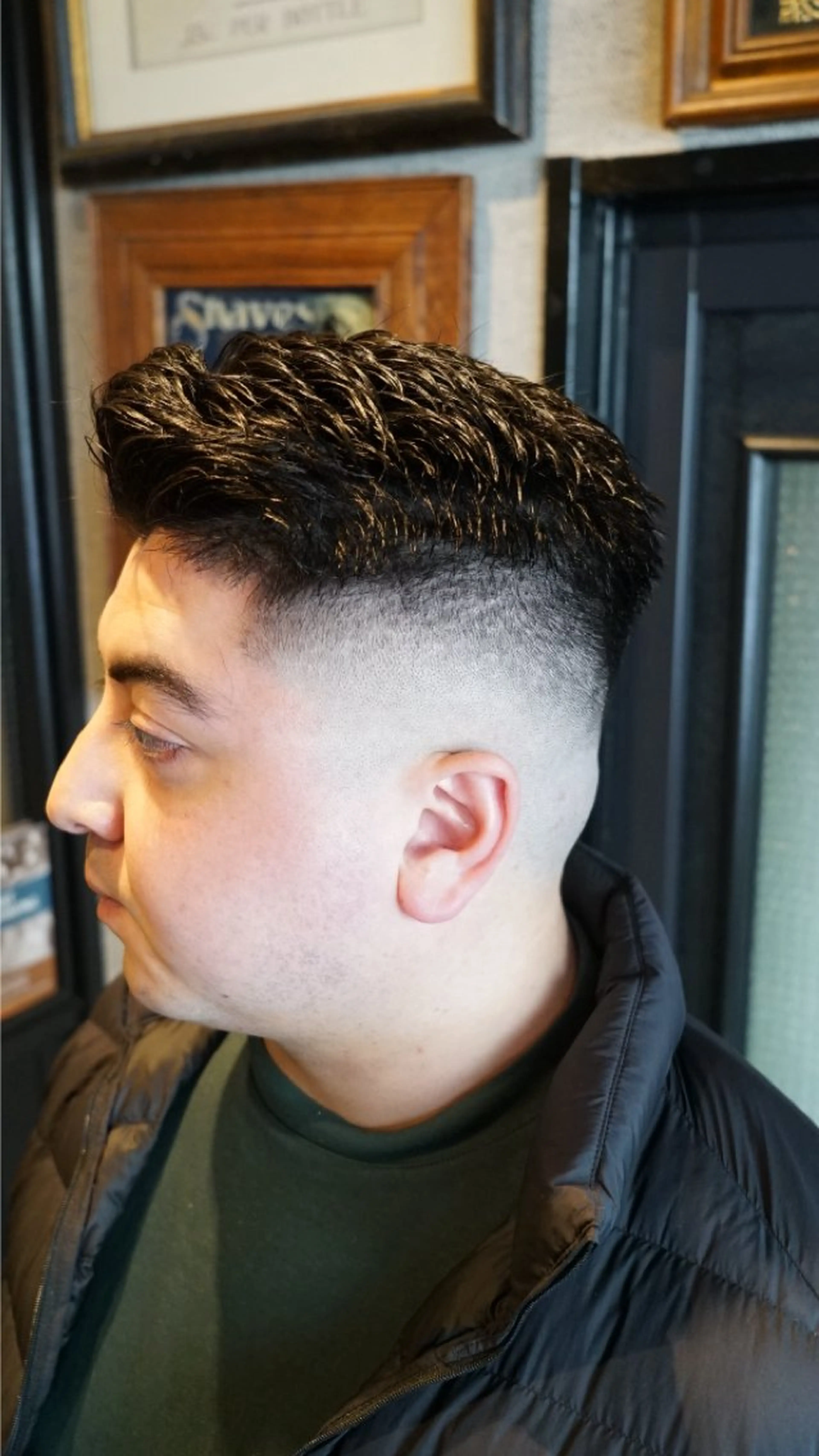 ショート メンズ フェードカット カット DAU BARBER SHOP所属・メンズショート/ 木下拓海のヘアスタイル