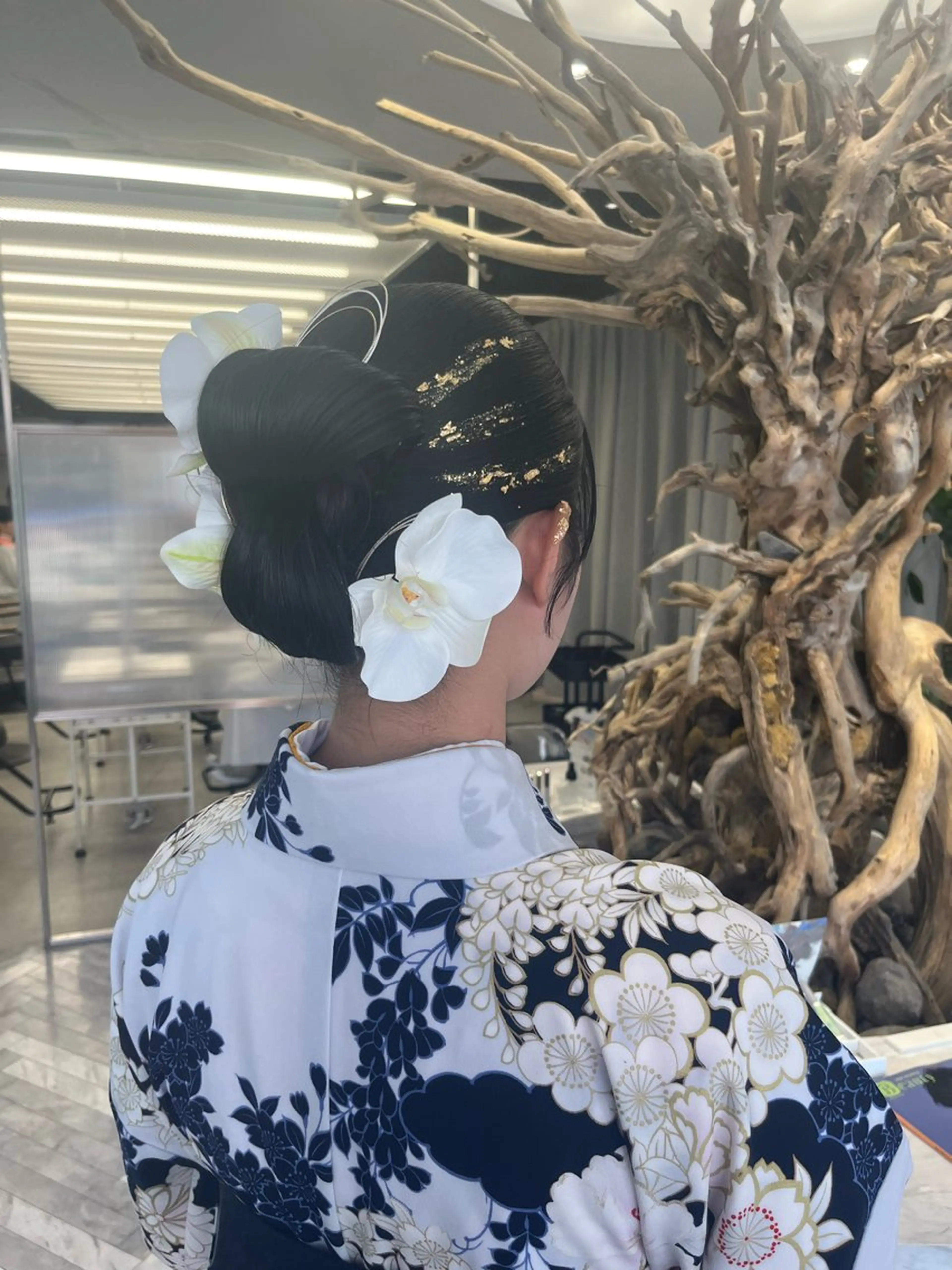 ヘアアレンジ お団子ヘア 平野 優奈のヘアスタイル