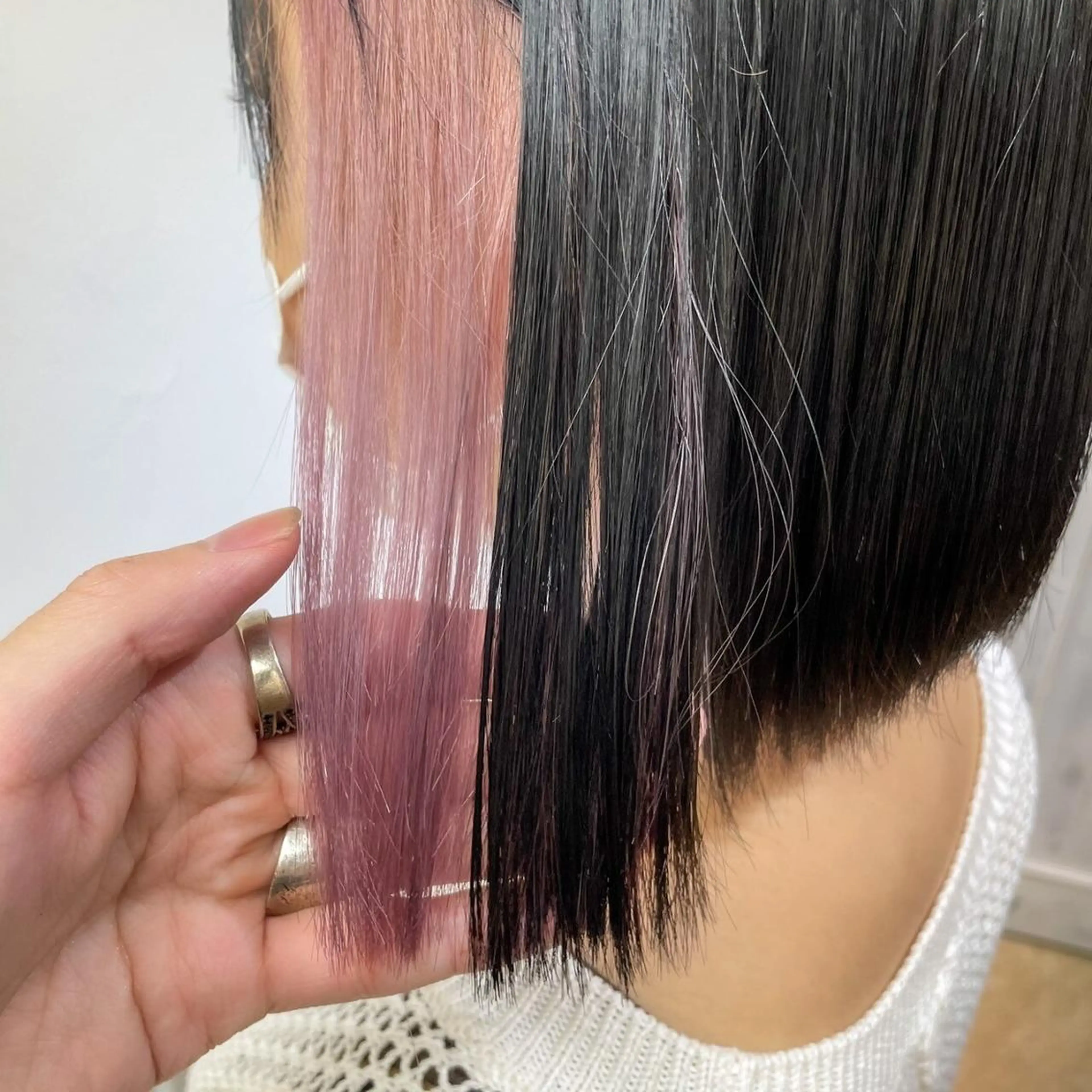 ロング 髪質改善 韓国風ヘア レイヤーカット 小顔カット 縮毛矯正 ヘアカラー トリートメント TIGRE tenjinのヘアスタイル