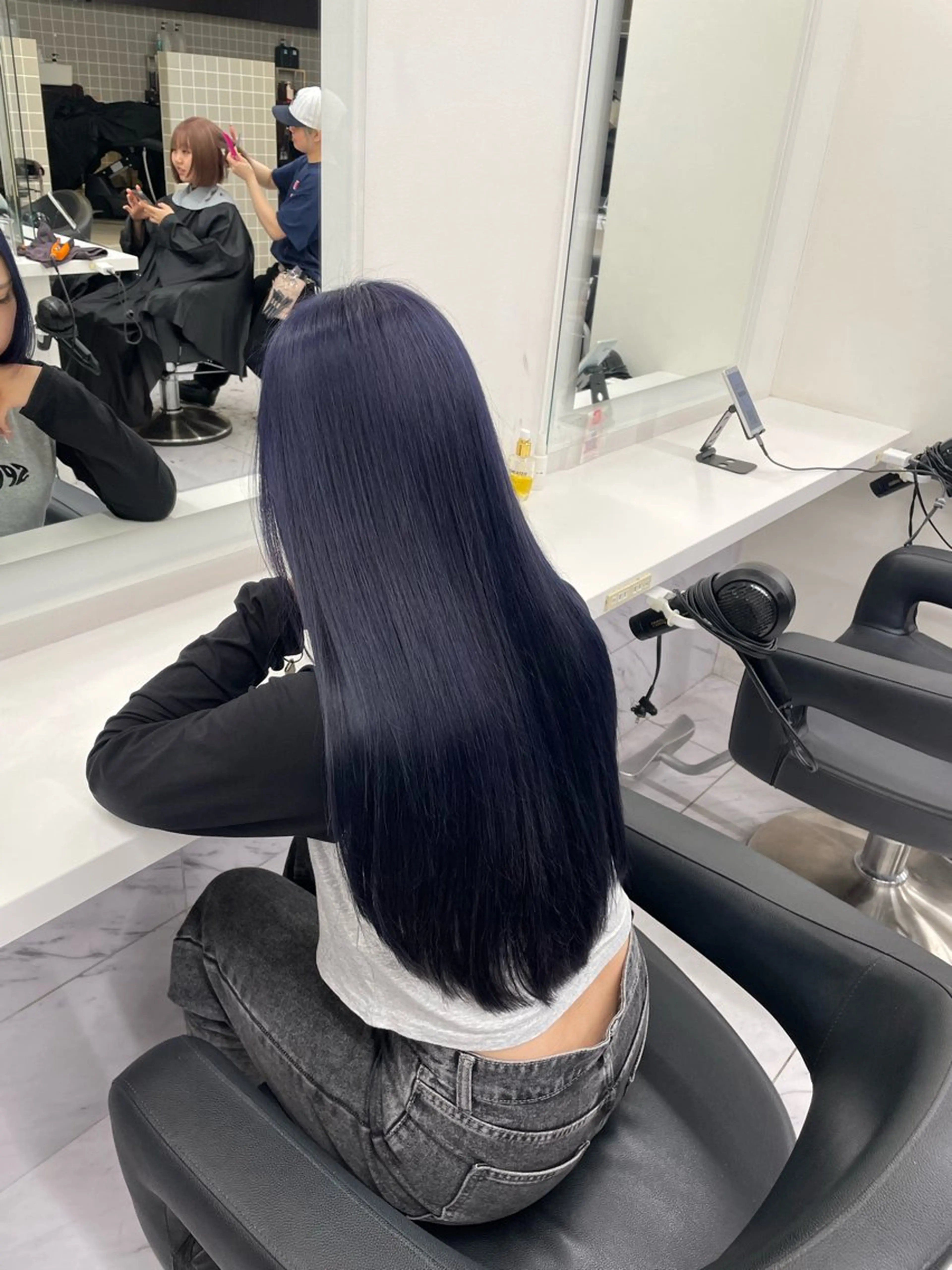 ロング カラー ヘアアレンジ ヘアカラー トリートメント ヘアセット 💗横浜美容室 💗HARUNAのヘアスタイル