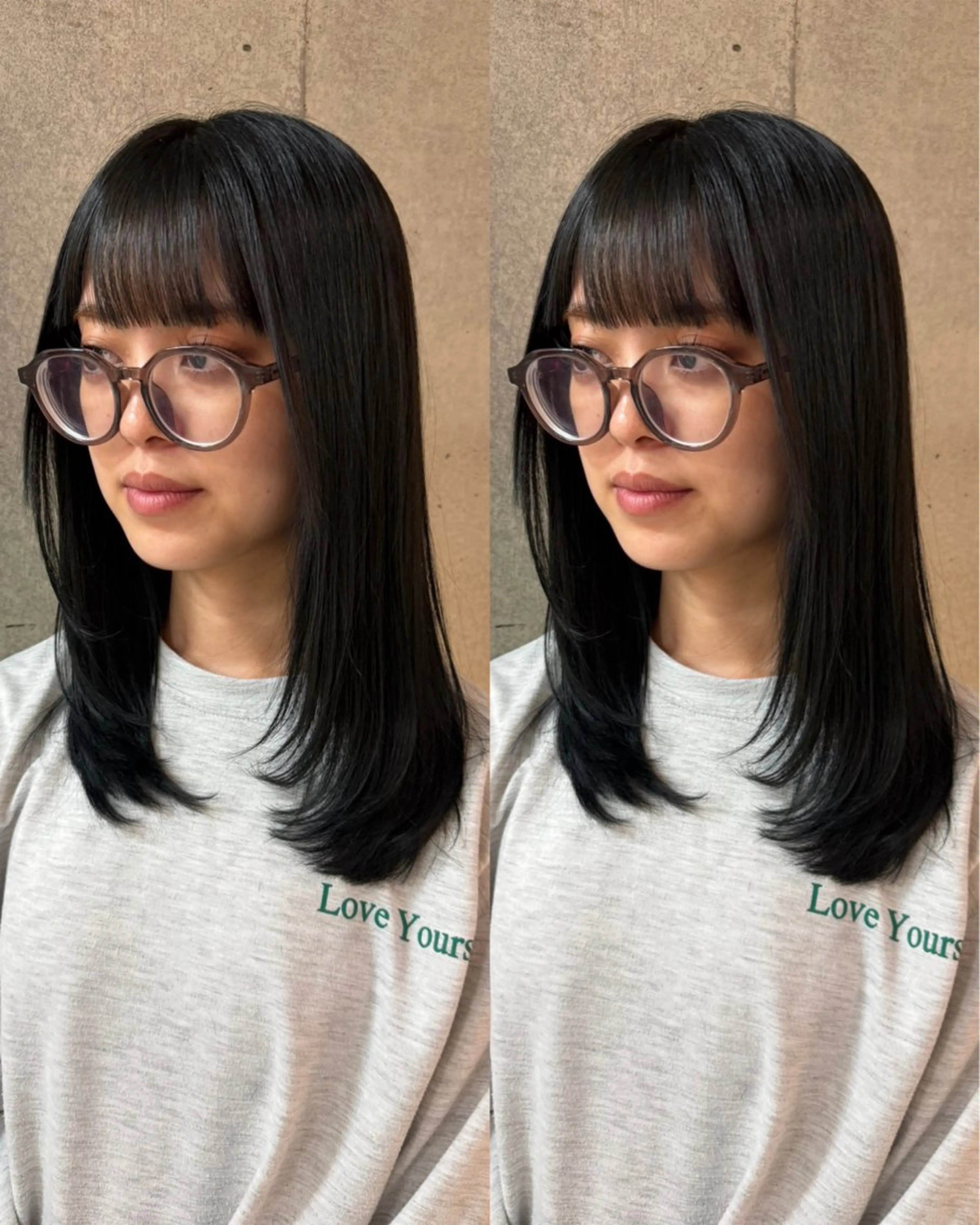 ロング レイヤーカット 青木 健志郎のヘアスタイル