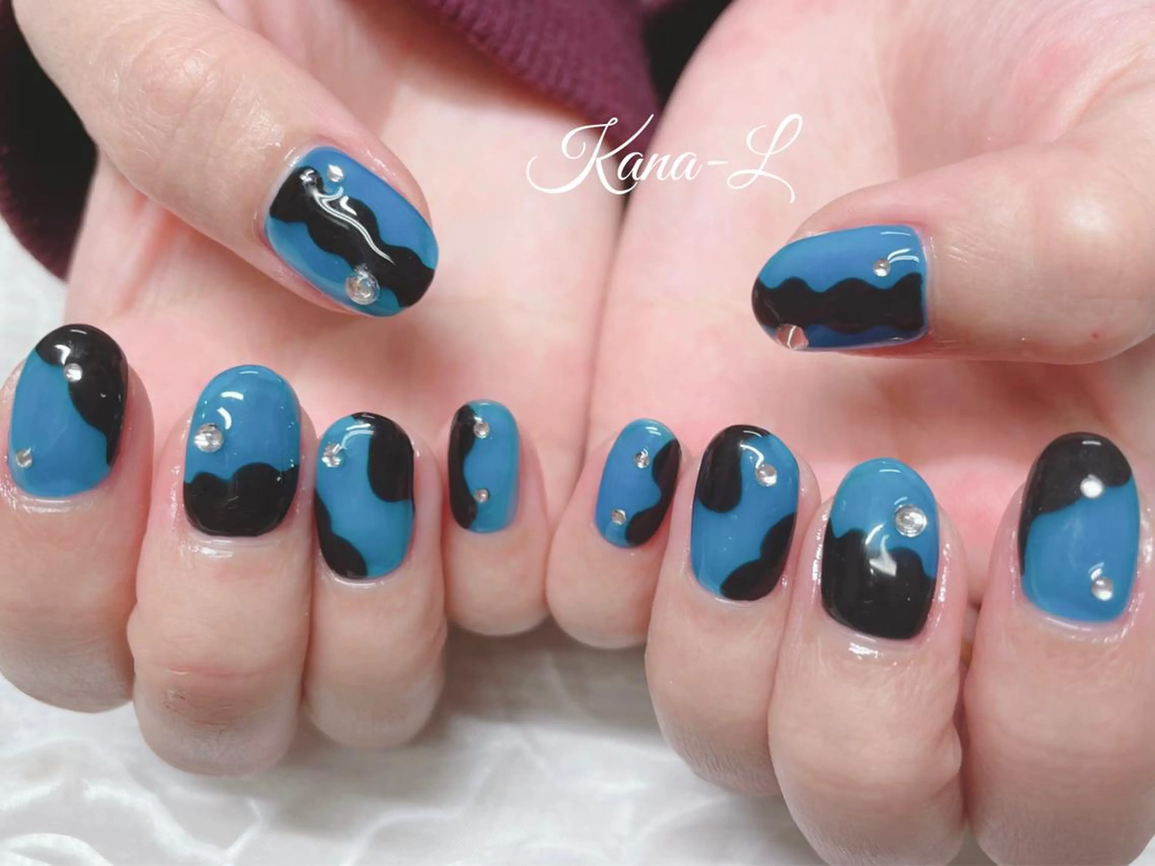 カラー ネイル ニュアンスネイル 芦辺 香奈のネイルデザイン