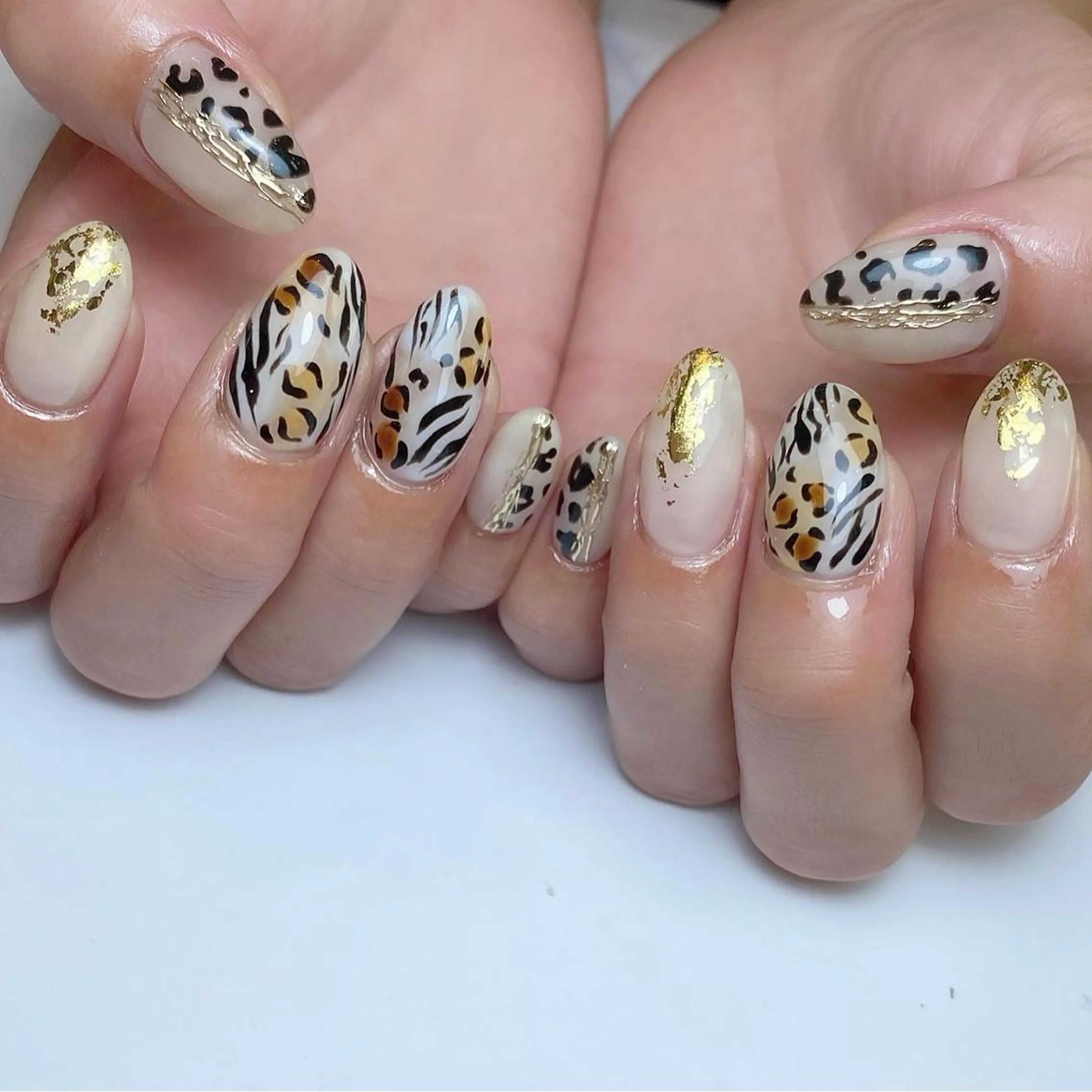 ネイル アニマル柄 Nail ameria megu所属・ameria meguのネイルデザイン